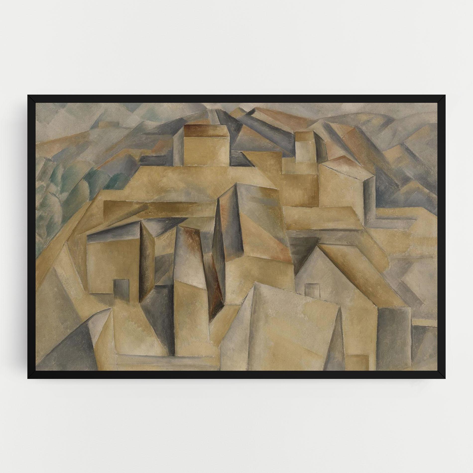 Obraz na Płótnie Houses On The Hill mockup 0