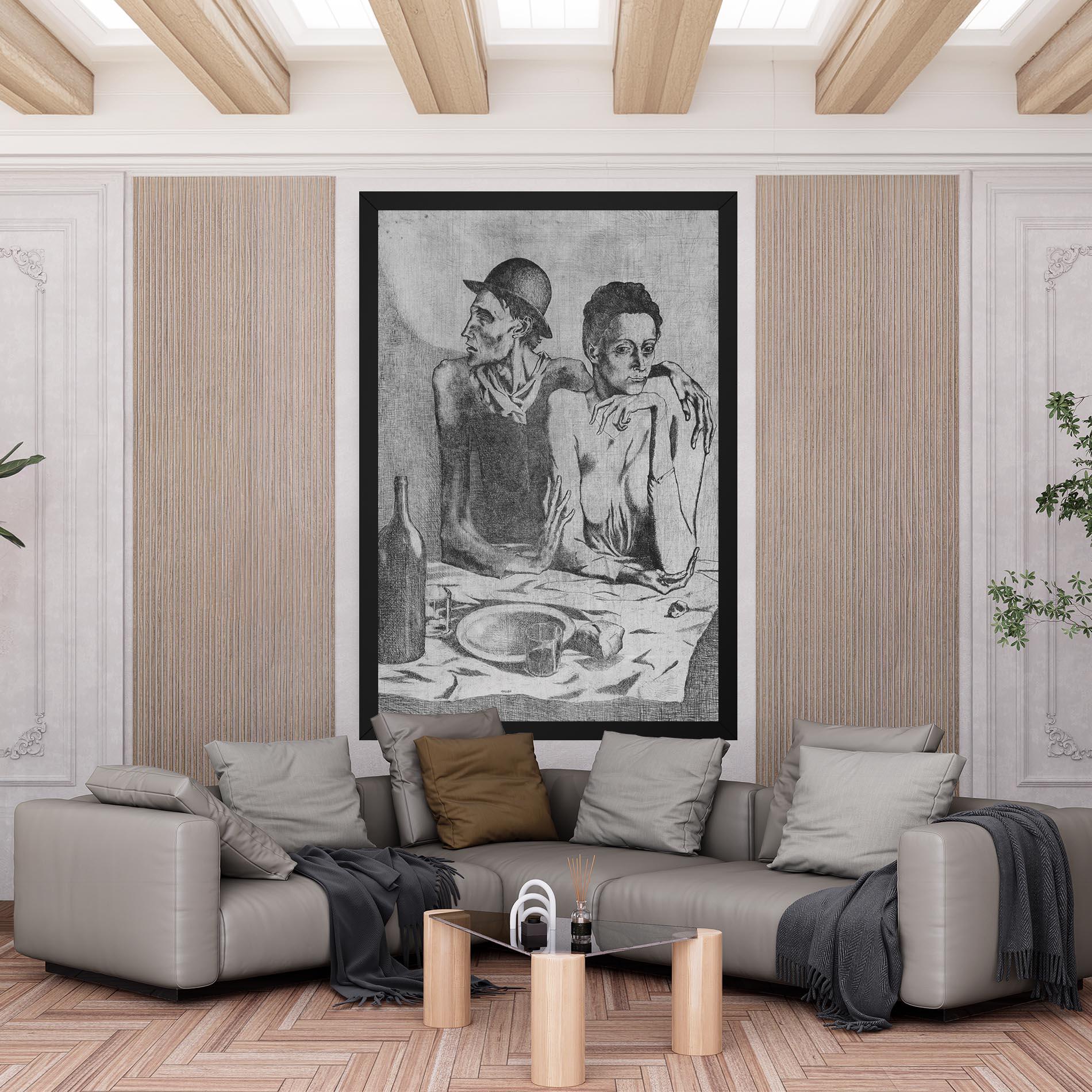 Obraz na Płótnie The Frugal Repast mockup 6