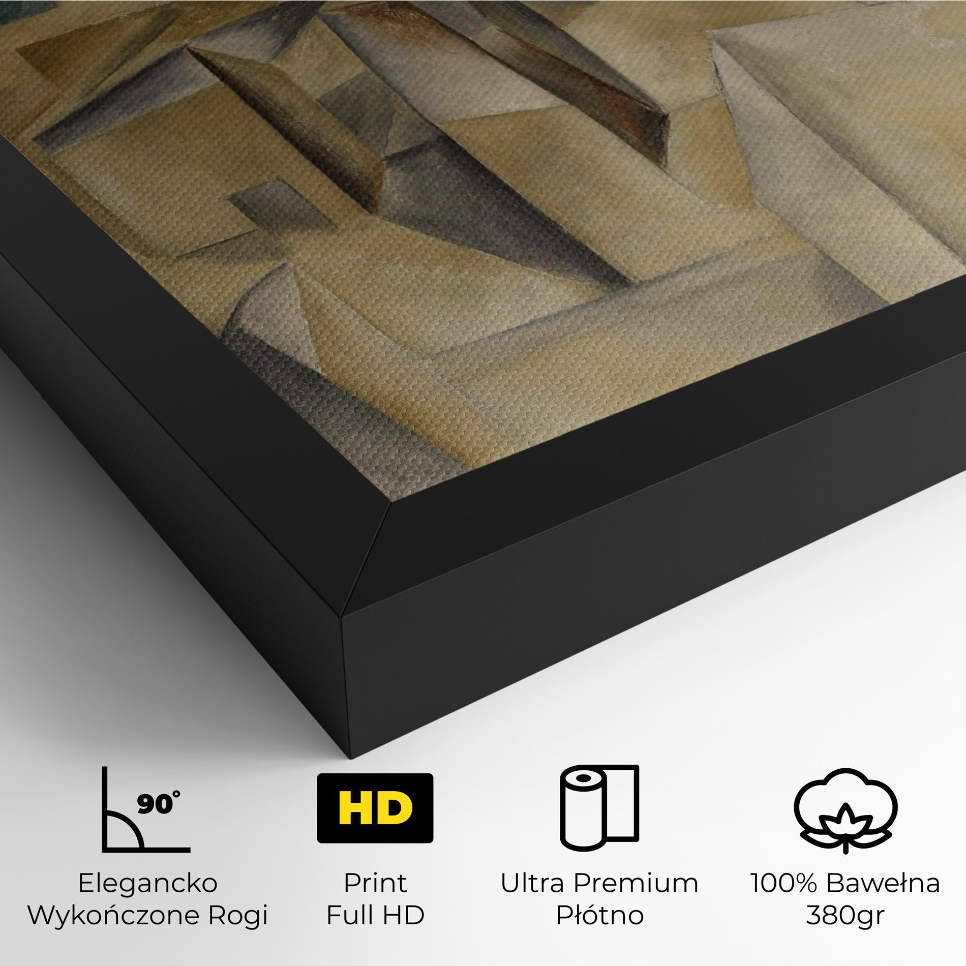 Obraz na Płótnie Houses On The Hill mockup 4