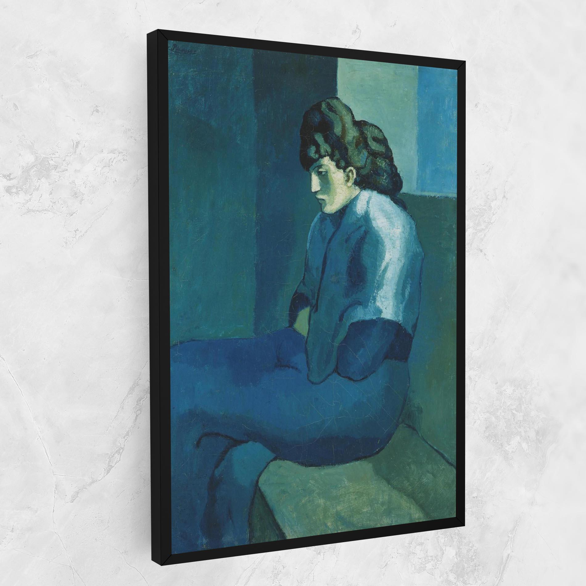 Obraz na Płótnie Femme Assise mockup 1