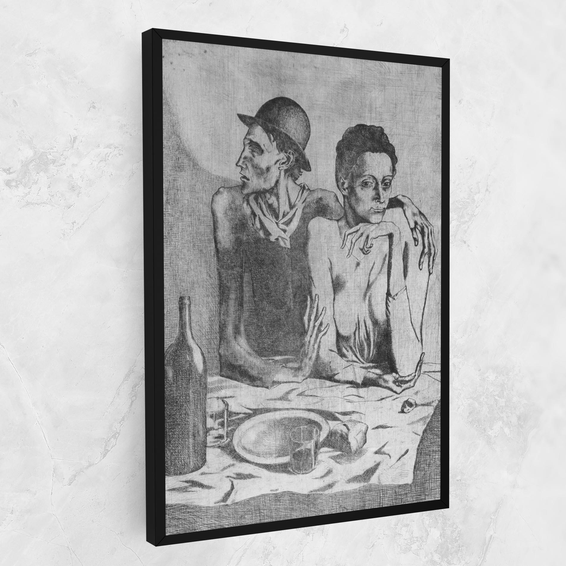 Obraz na Płótnie The Frugal Repast mockup 1