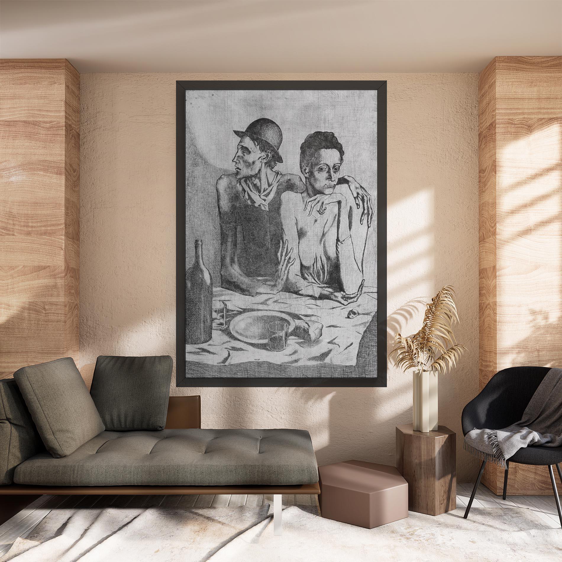 Obraz na Płótnie The Frugal Repast mockup 8