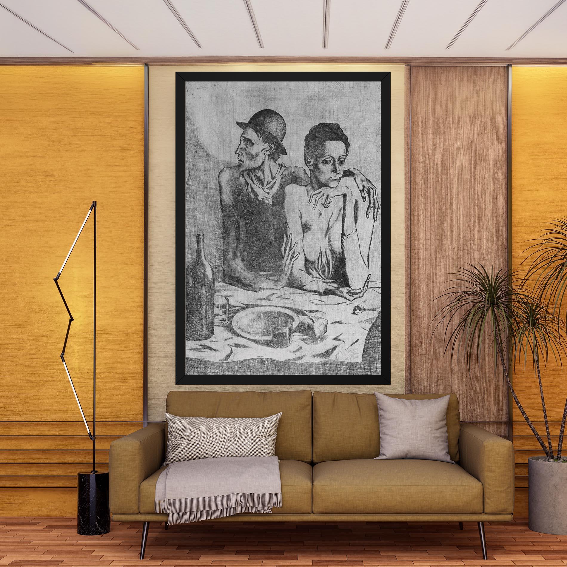 Obraz na Płótnie The Frugal Repast mockup 9