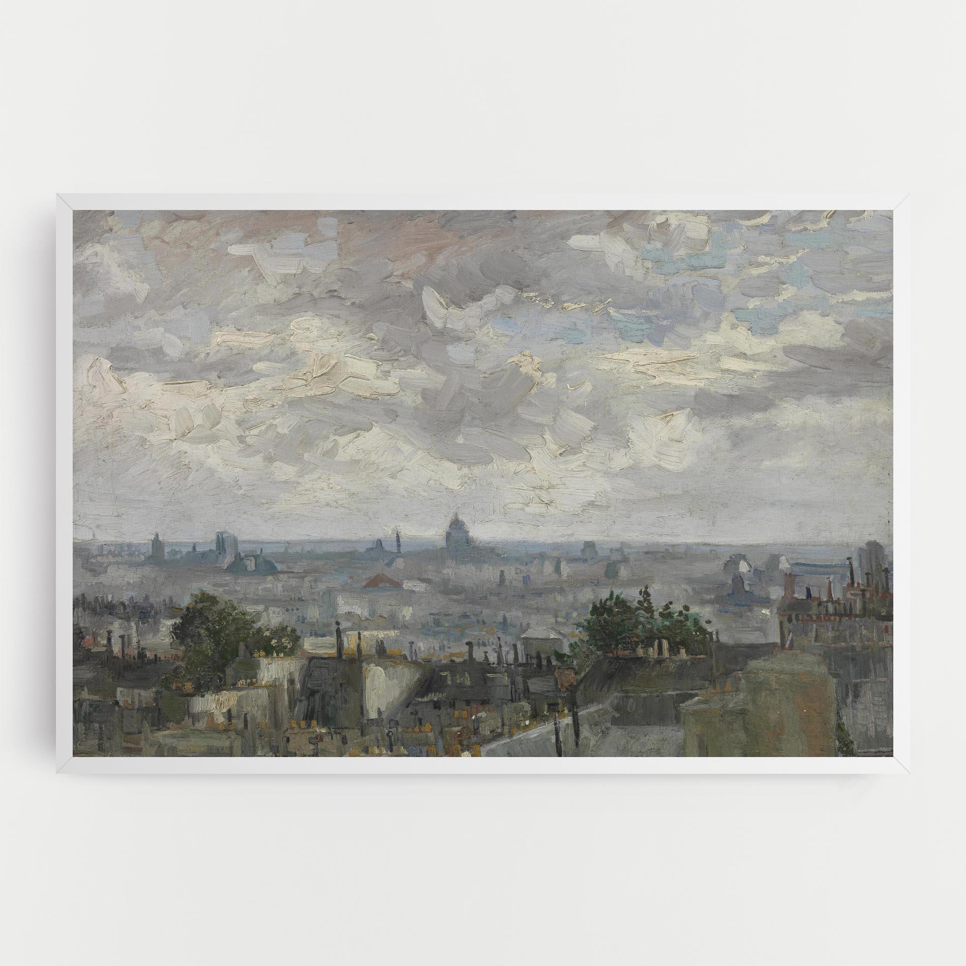 Obraz na Płótnie Gezicht Op Paris mockup 0