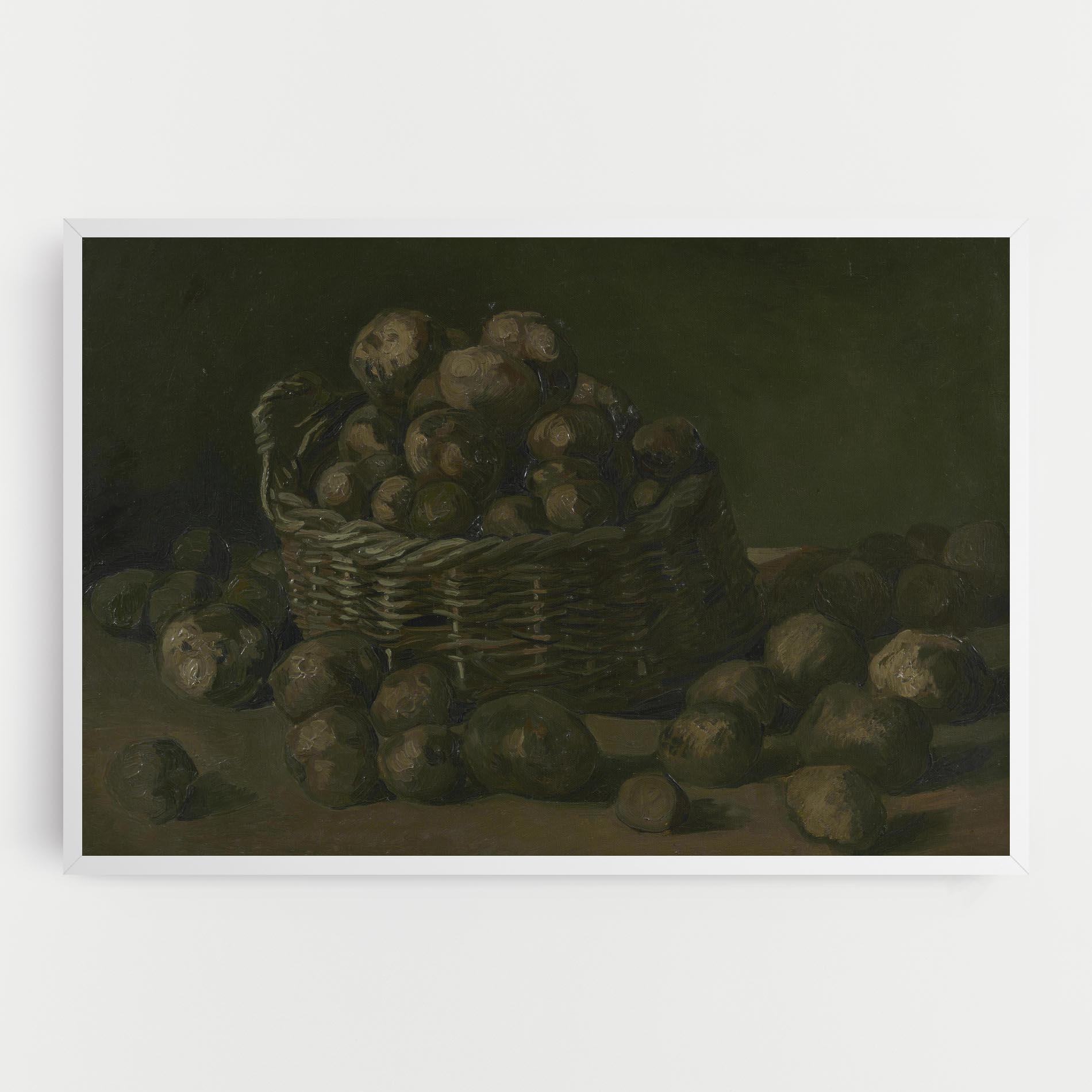 Obraz na Płótnie Mand Met Aardappels mockup 0