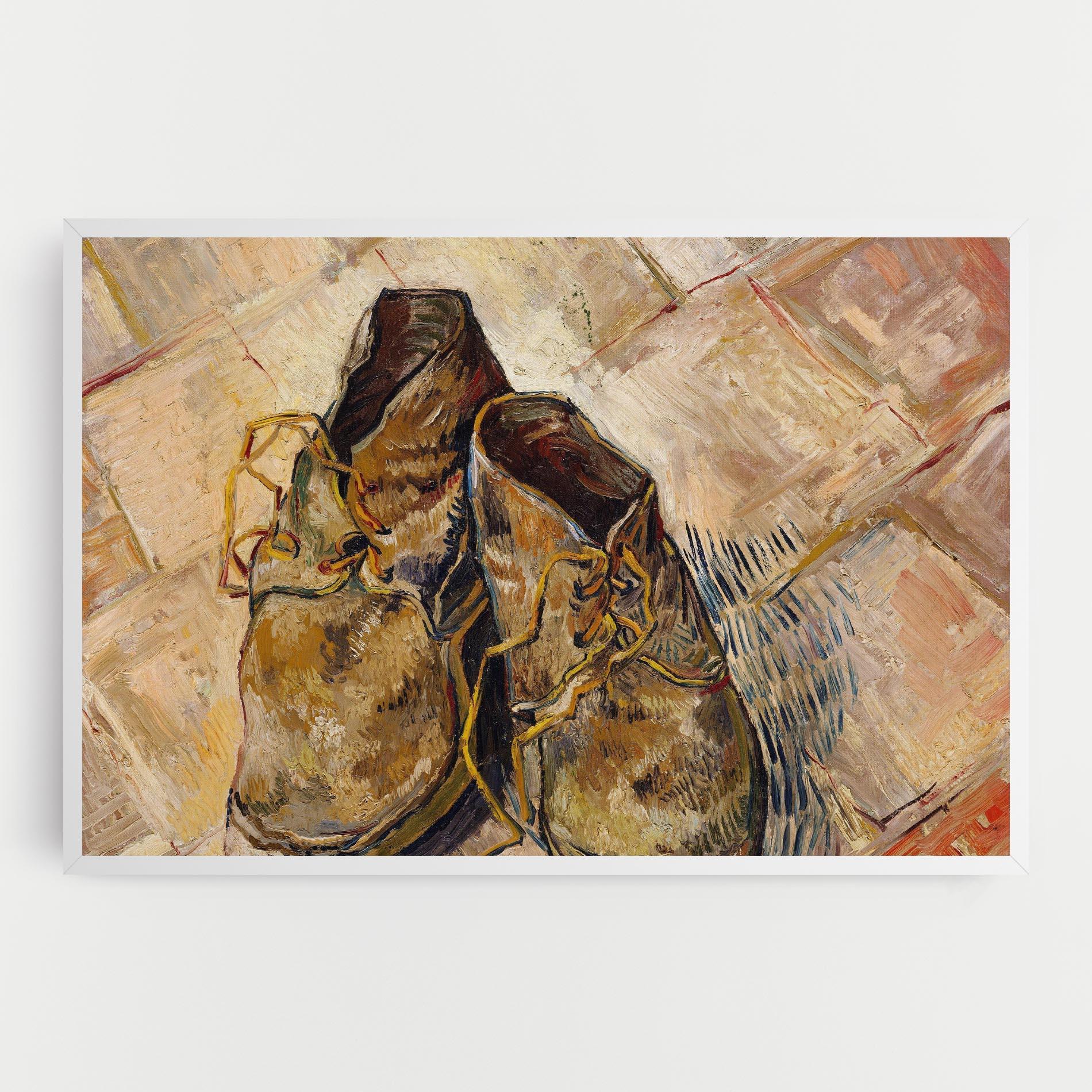 Obraz na Płótnie Shoes Van Gogh mockup 0
