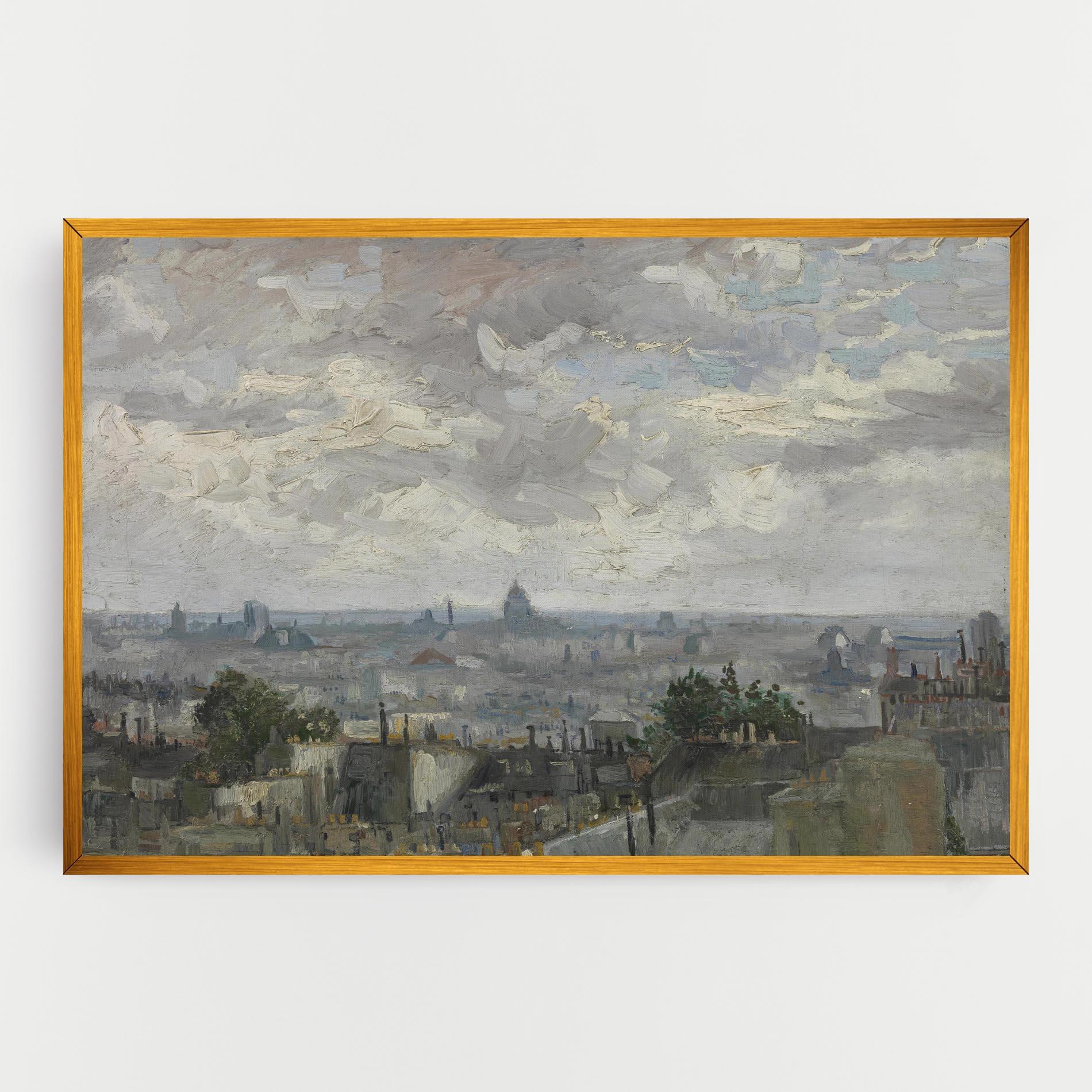 Obraz na Płótnie Gezicht Op Paris mockup 0