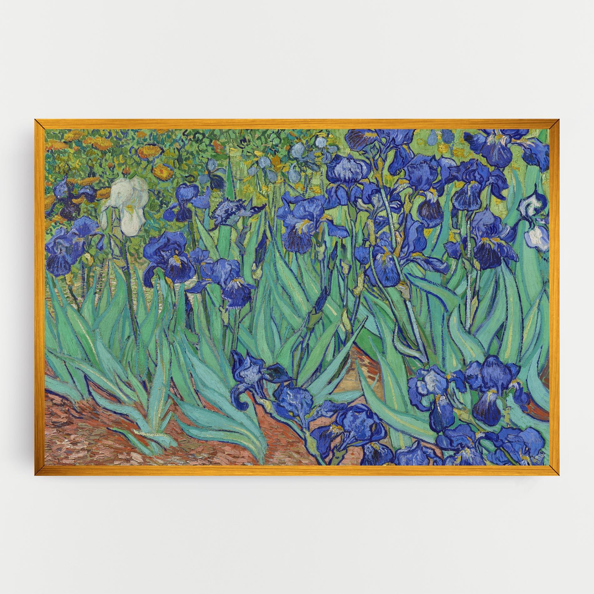 Obraz na Płótnie Irises Van Gogh mockup 0