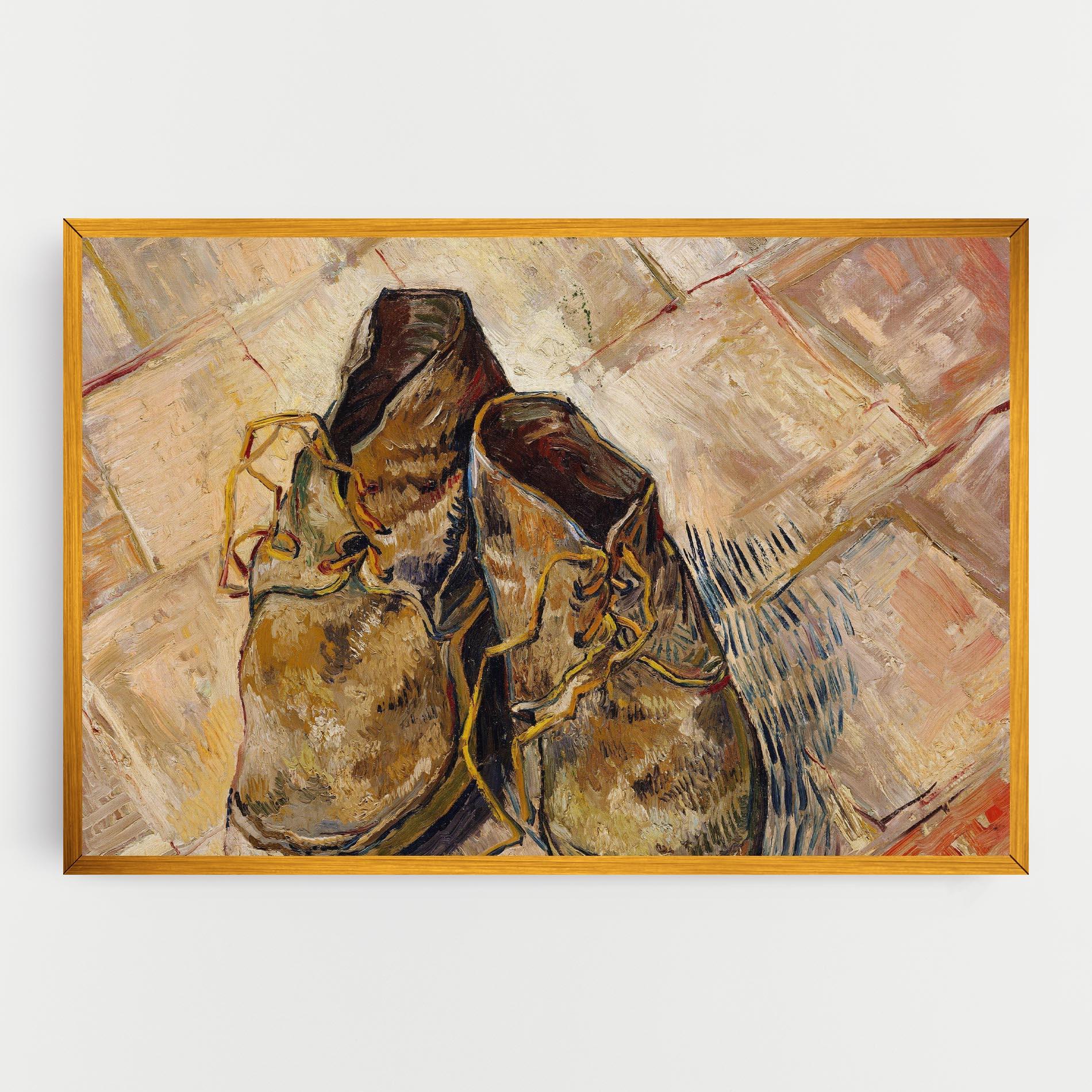 Obraz na Płótnie Shoes Van Gogh mockup 0