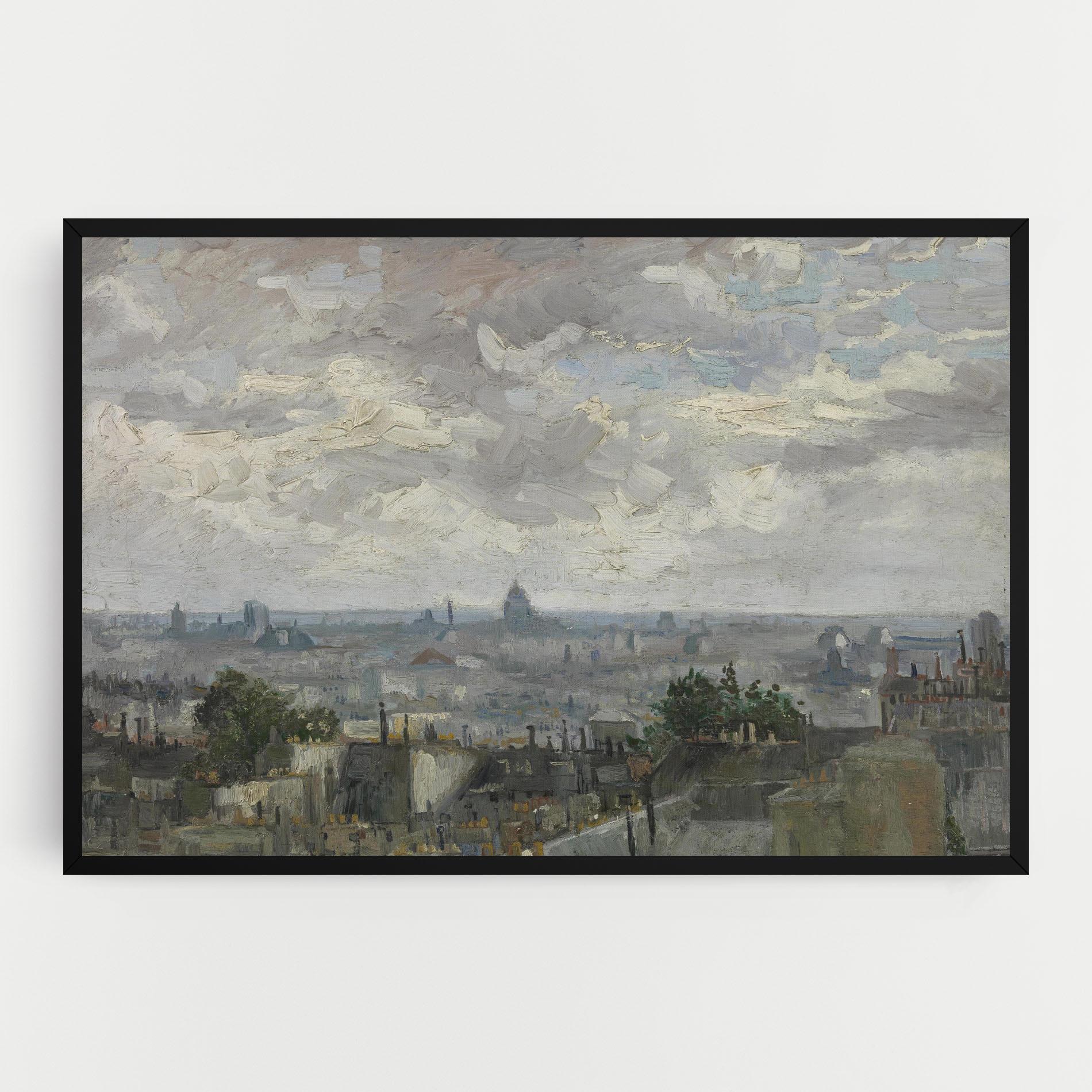 Obraz na Płótnie Gezicht Op Paris mockup 0