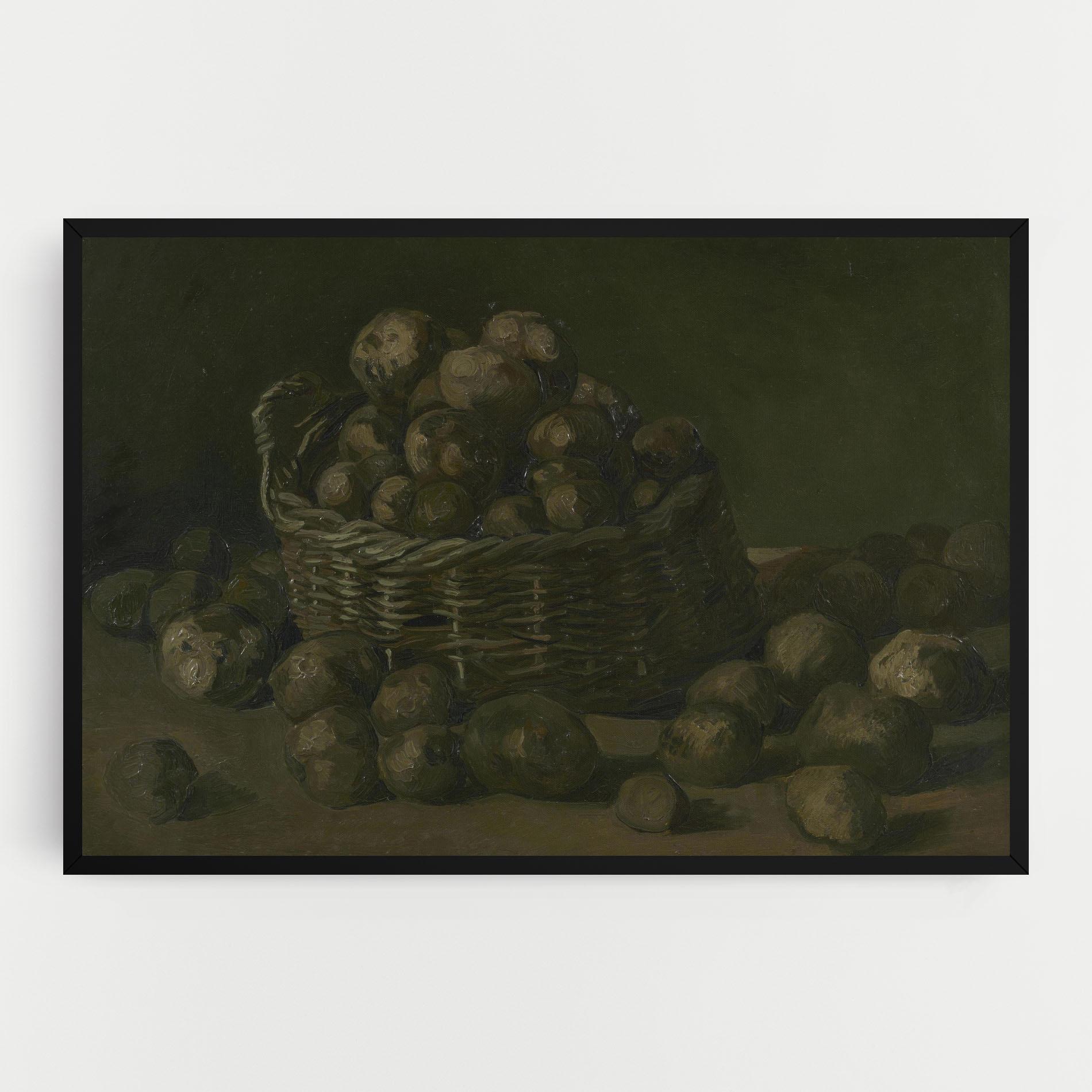 Obraz na Płótnie Mand Met Aardappels mockup 0