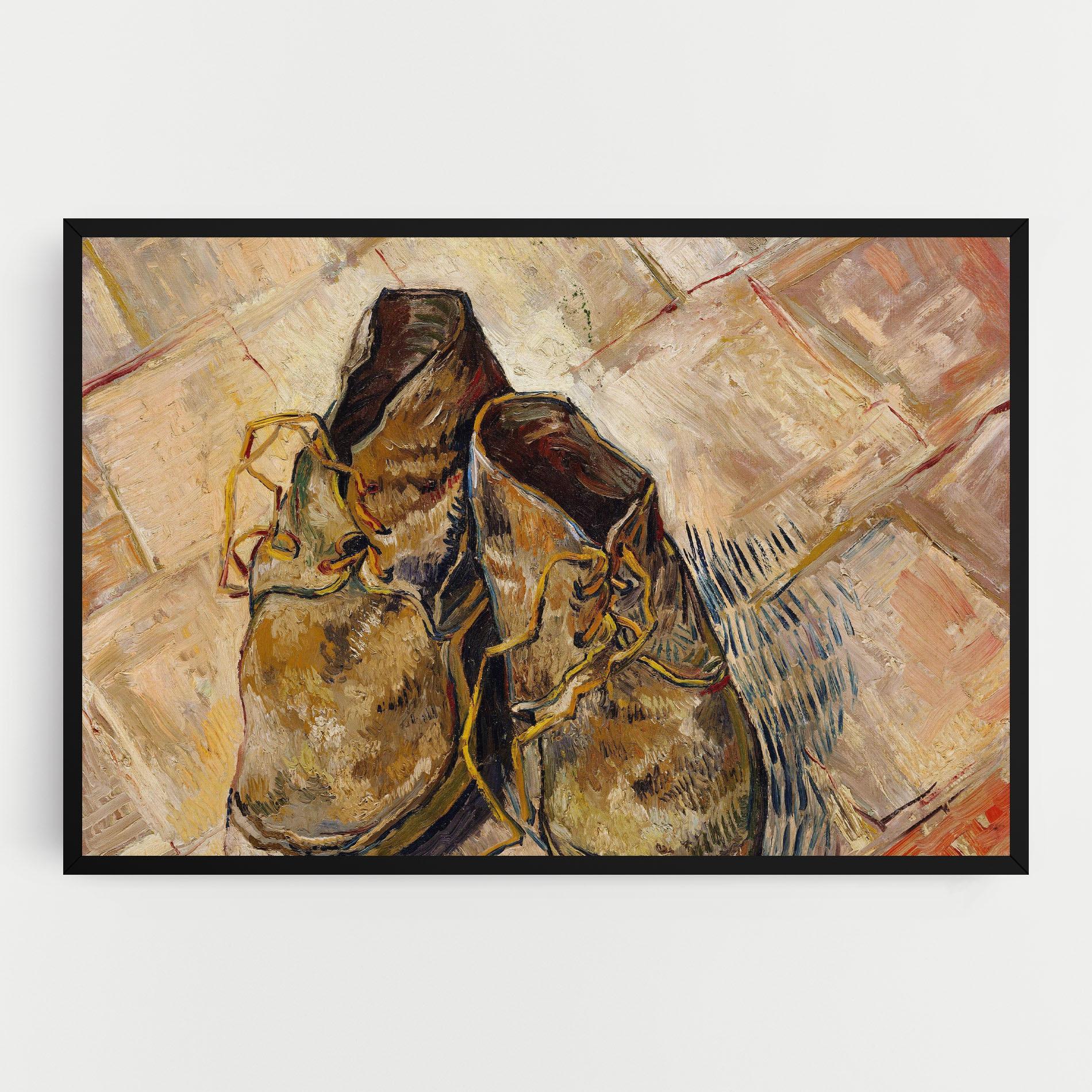 Obraz na Płótnie Shoes Van Gogh mockup 0