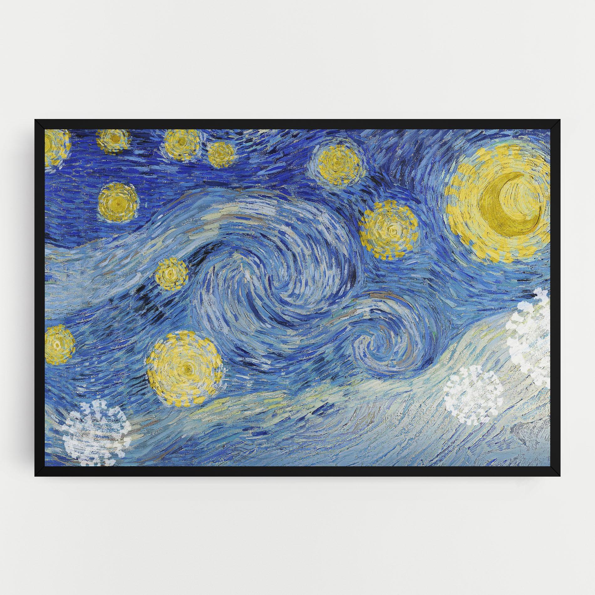 Obraz na Płótnie Van Gogh Starry Night mockup 0