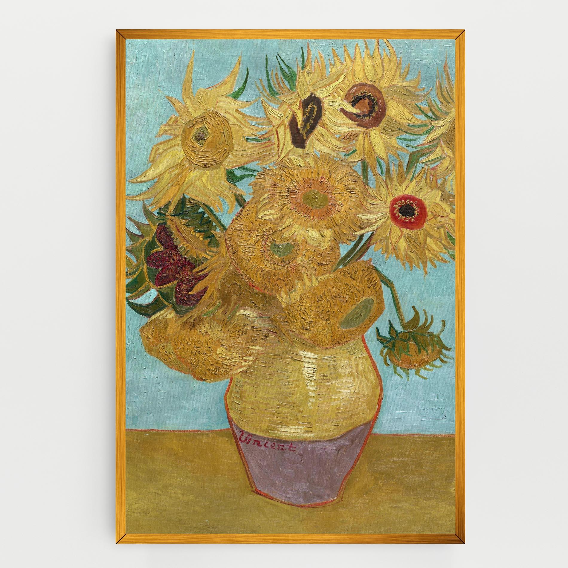 Obraz na Płótnie Twelve Sunflowers mockup 0