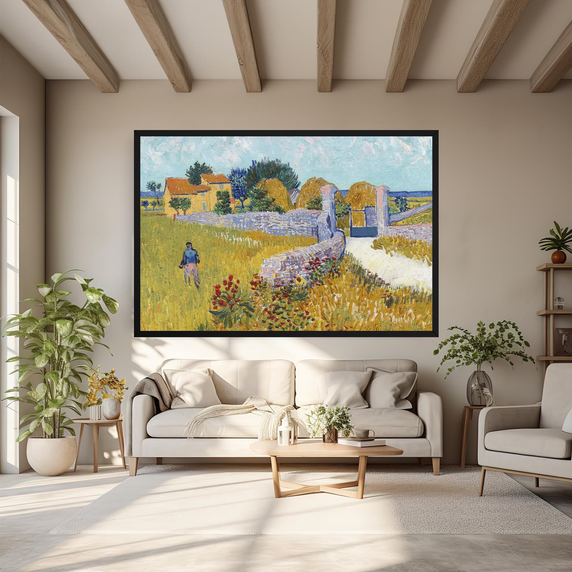 Obraz na Płótnie Farmhouse In Provence mockup 6