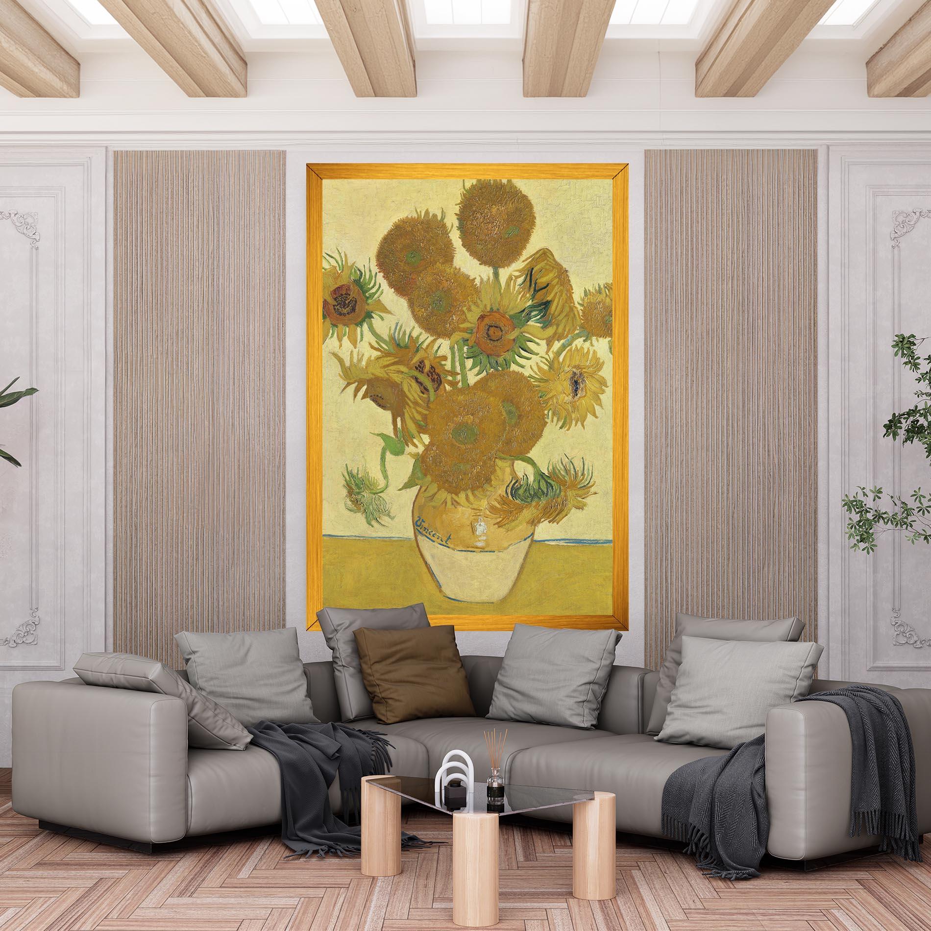 Obraz na Płótnie Sunflowers Vase Art mockup 6
