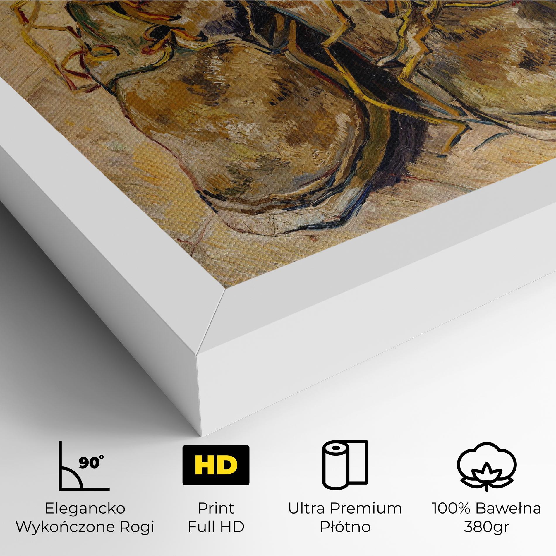 Obraz na Płótnie Shoes Van Gogh mockup 4