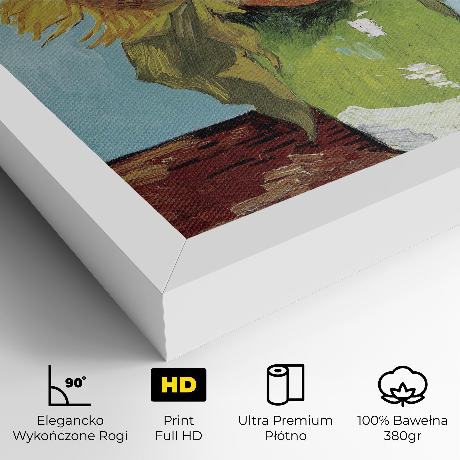 Obraz na Płótnie Three Sunflowers mockup 4