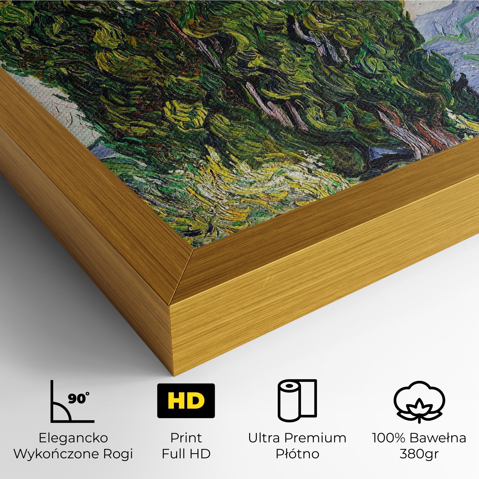 Obraz na Płótnie Cypresses mockup 4