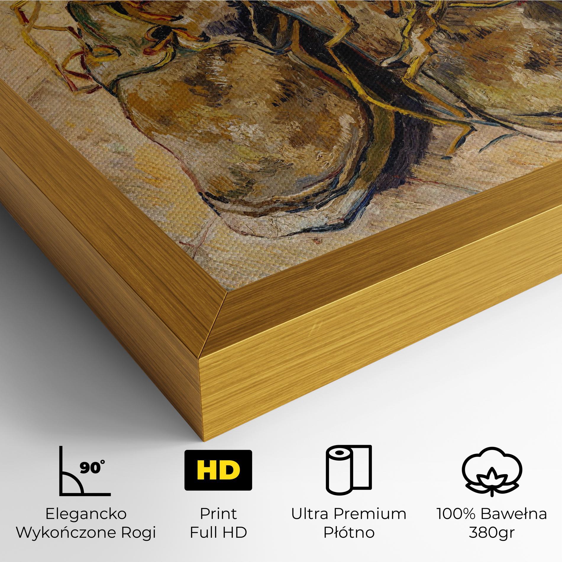 Obraz na Płótnie Shoes Van Gogh mockup 4