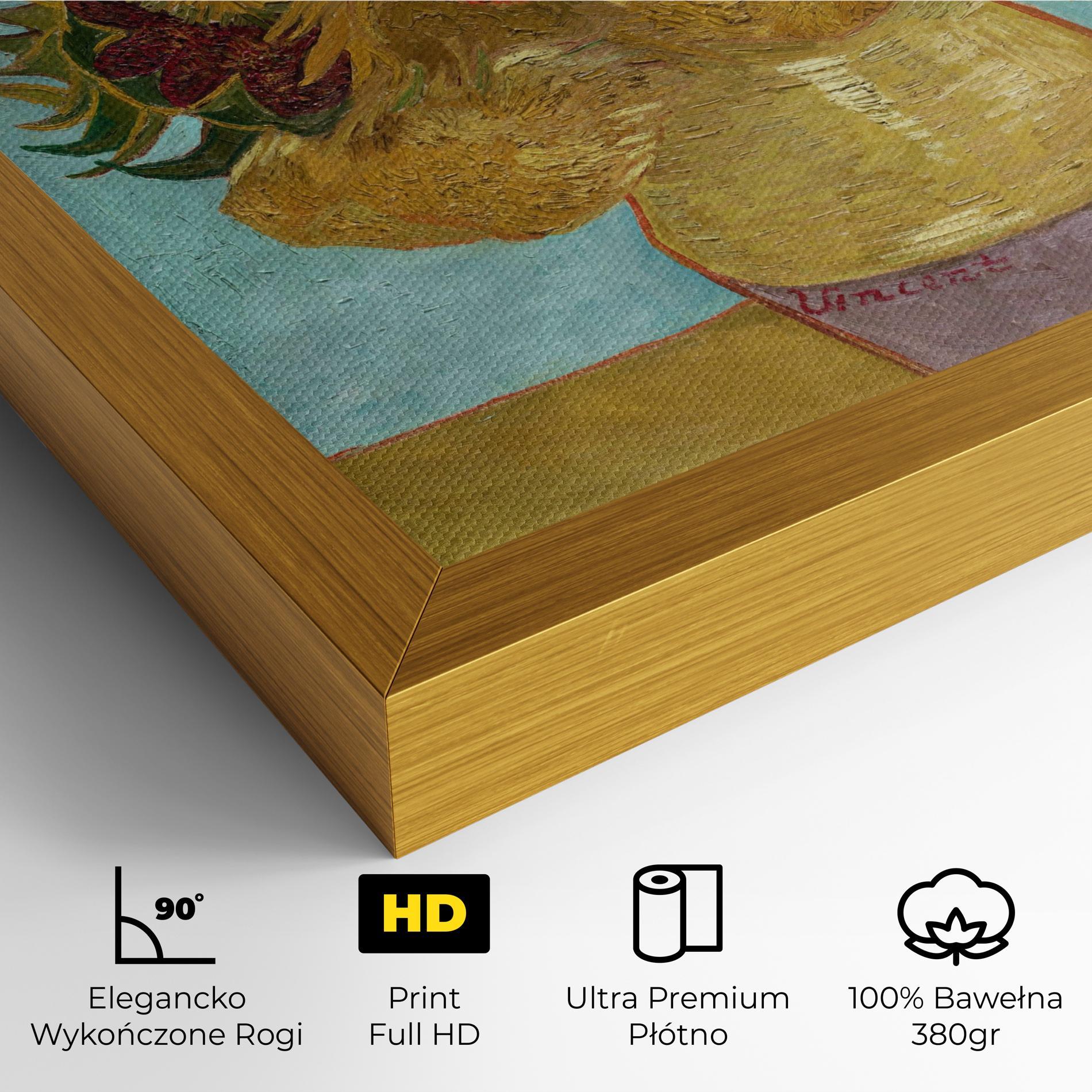 Obraz na Płótnie Twelve Sunflowers mockup 4