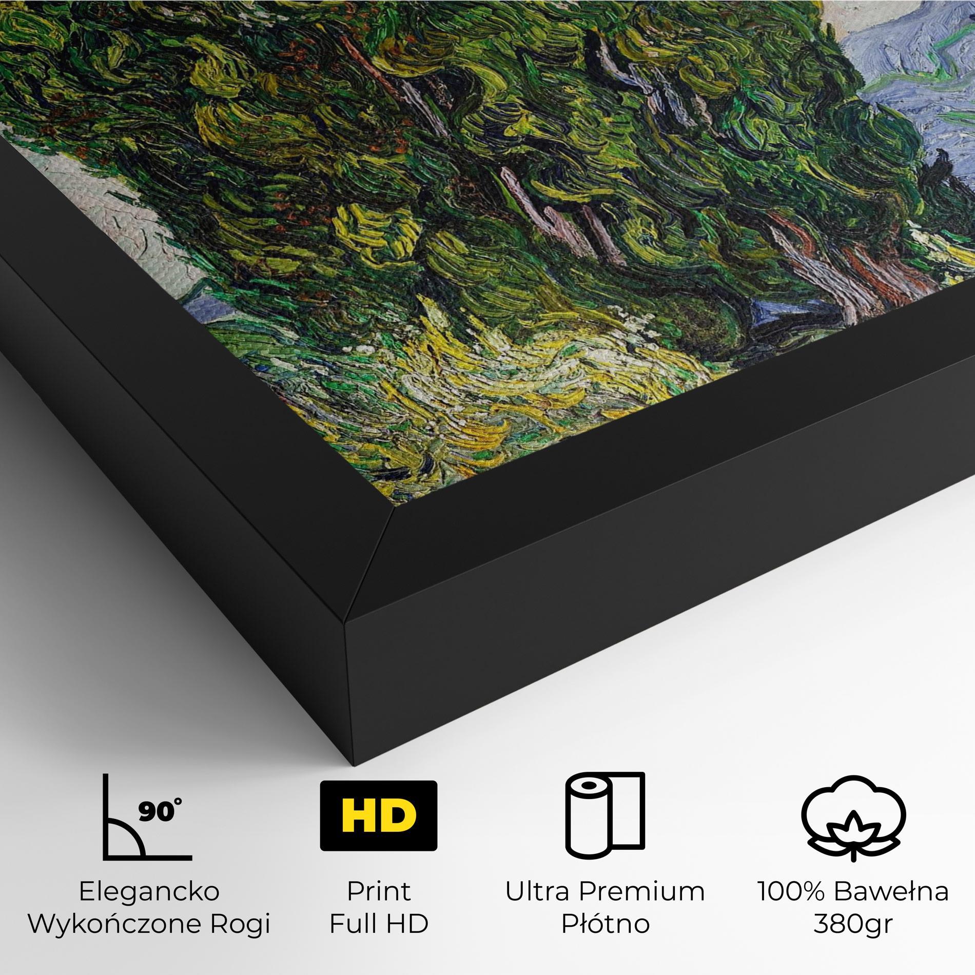 Obraz na Płótnie Cypresses mockup 4