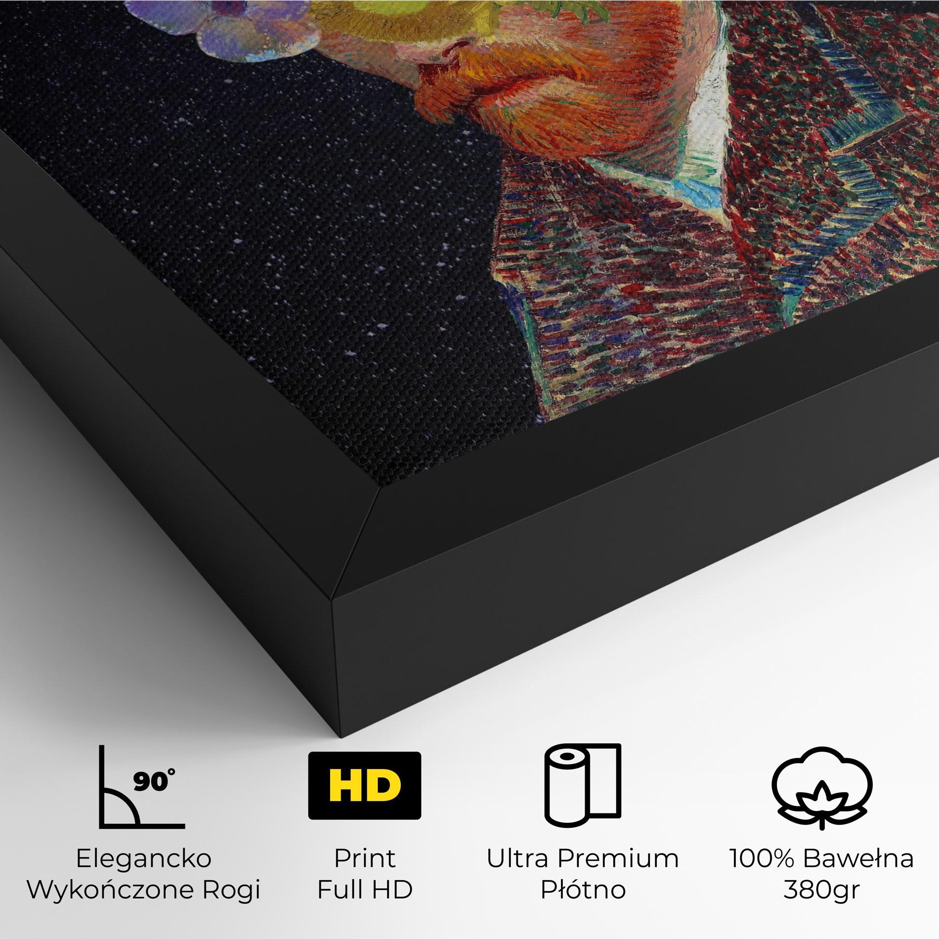 Obraz na Płótnie Flower Self Portrait mockup 4