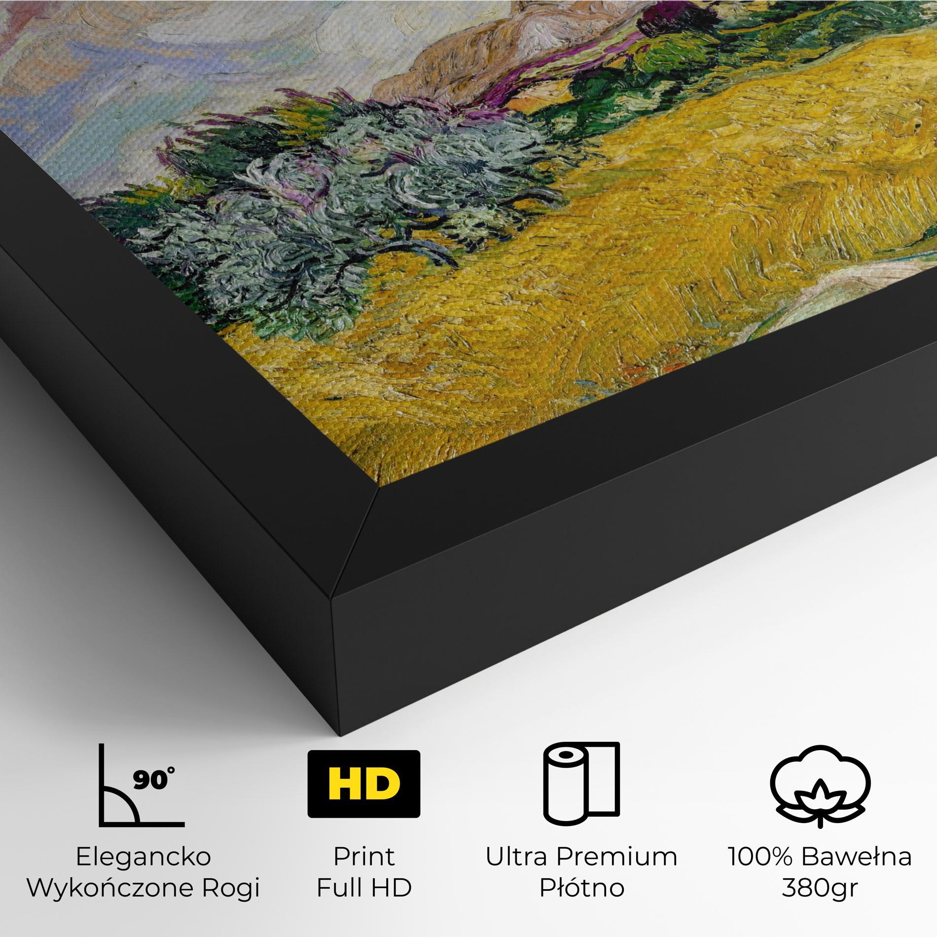 Obraz na Płótnie Pastel Wheat Field mockup 4