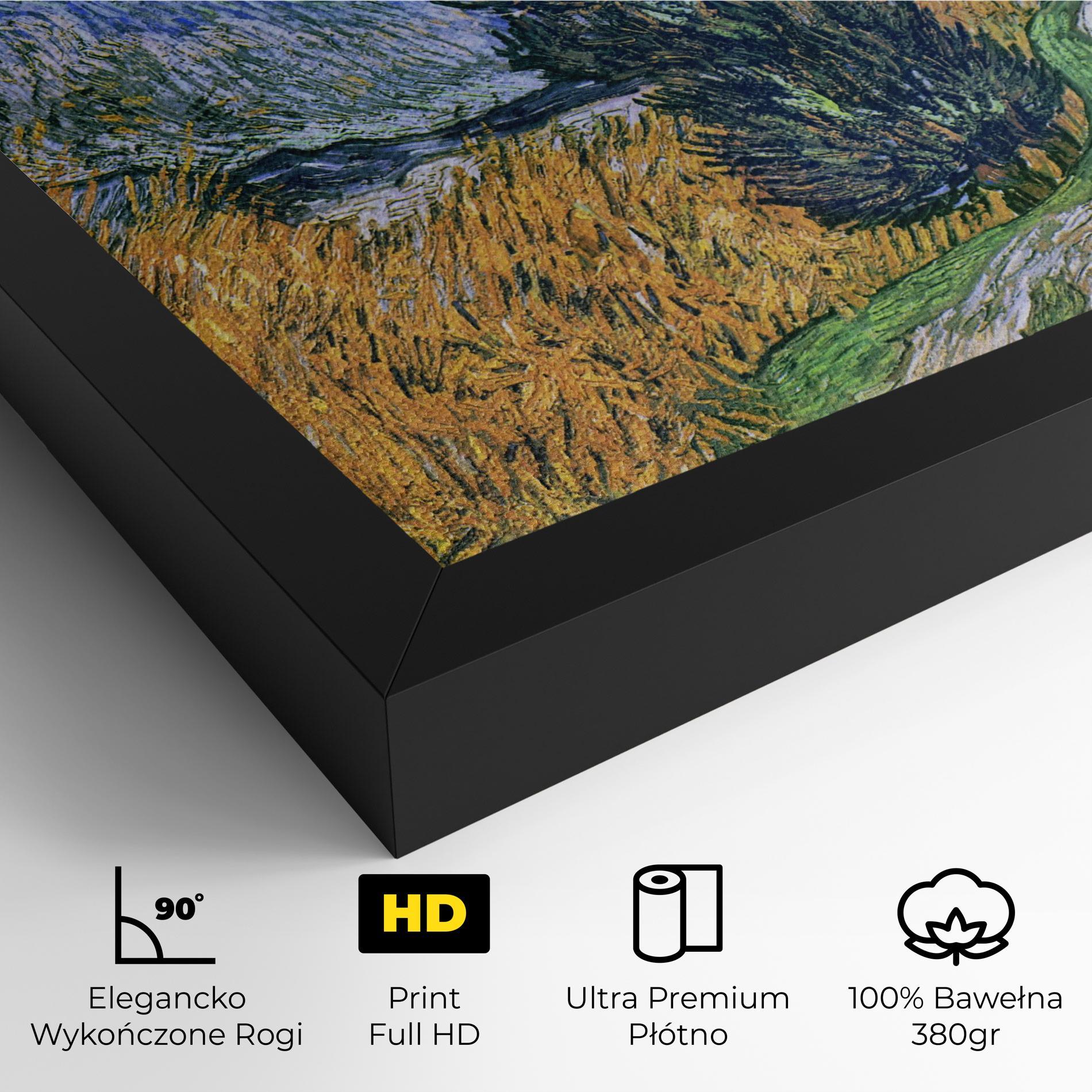 Obraz na Płótnie Road With Cypress mockup 4