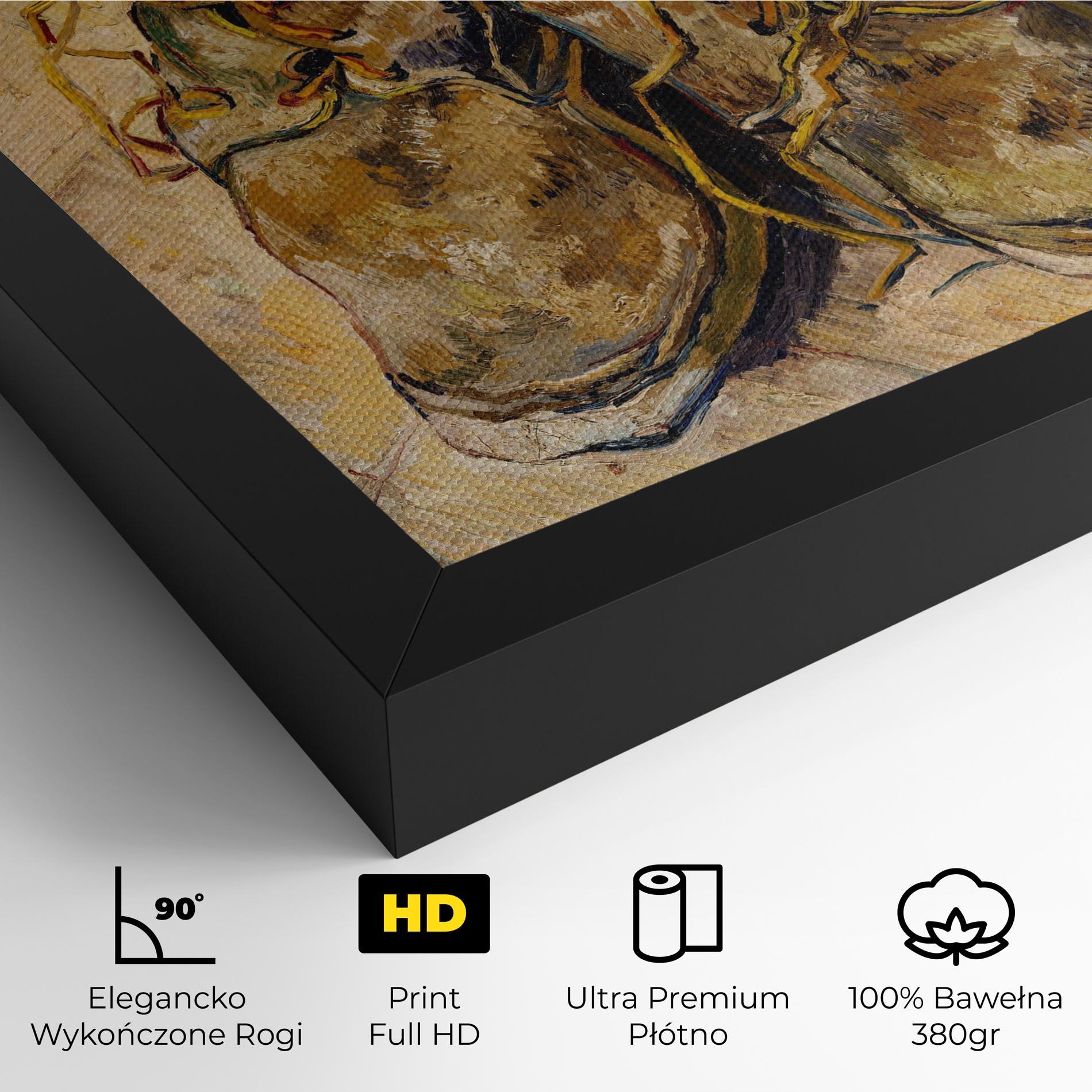 Obraz na Płótnie Shoes Van Gogh mockup 4