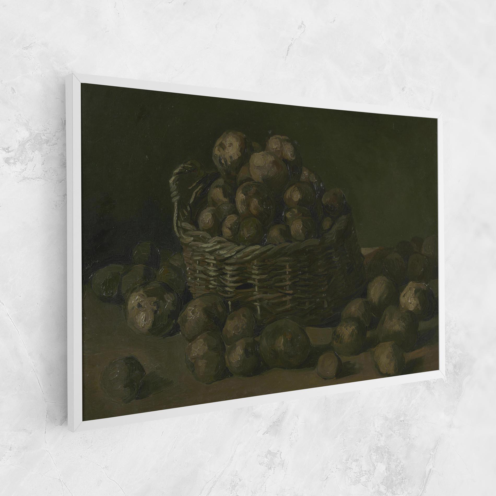 Obraz na Płótnie Mand Met Aardappels mockup 1