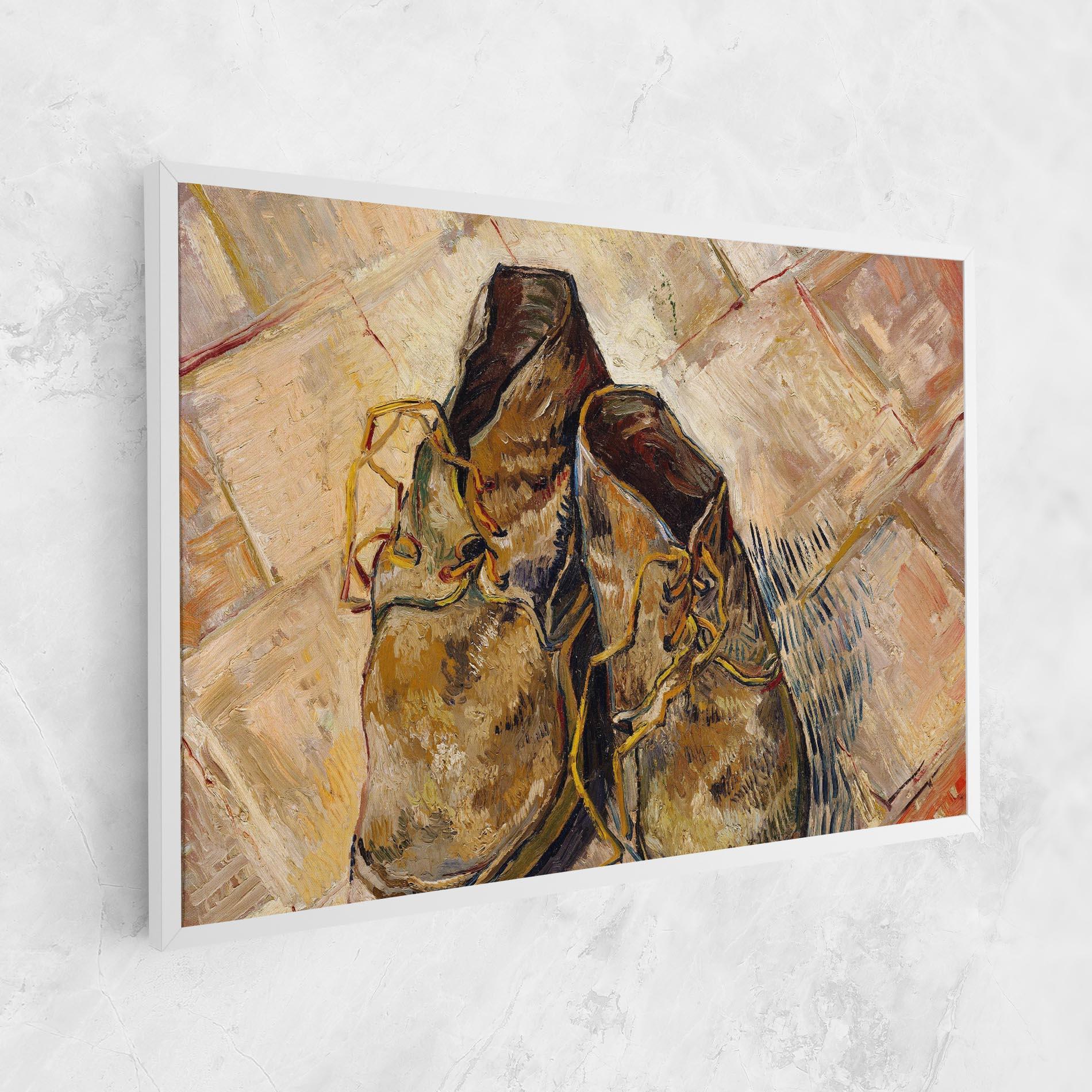 Obraz na Płótnie Shoes Van Gogh mockup 1