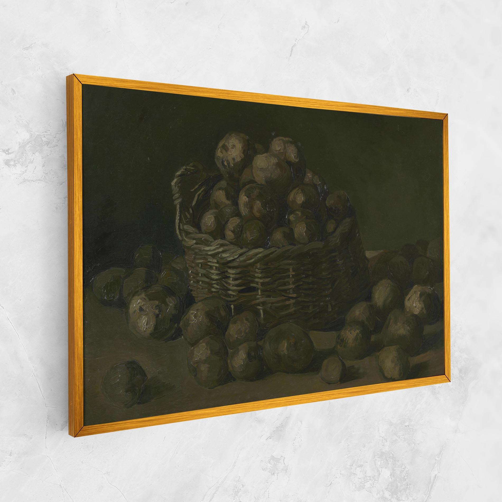 Obraz na Płótnie Mand Met Aardappels mockup 1