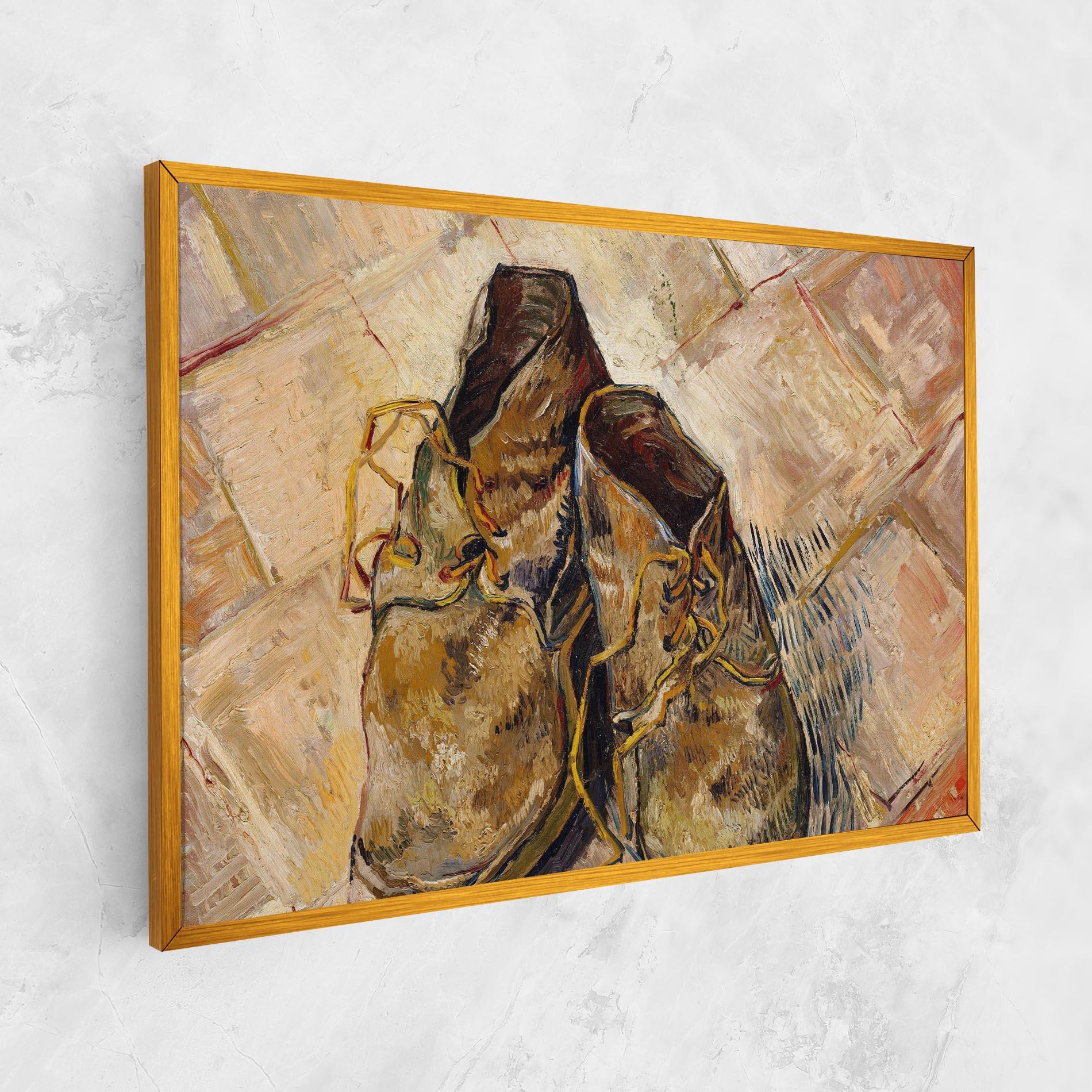 Obraz na Płótnie Shoes Van Gogh mockup 1