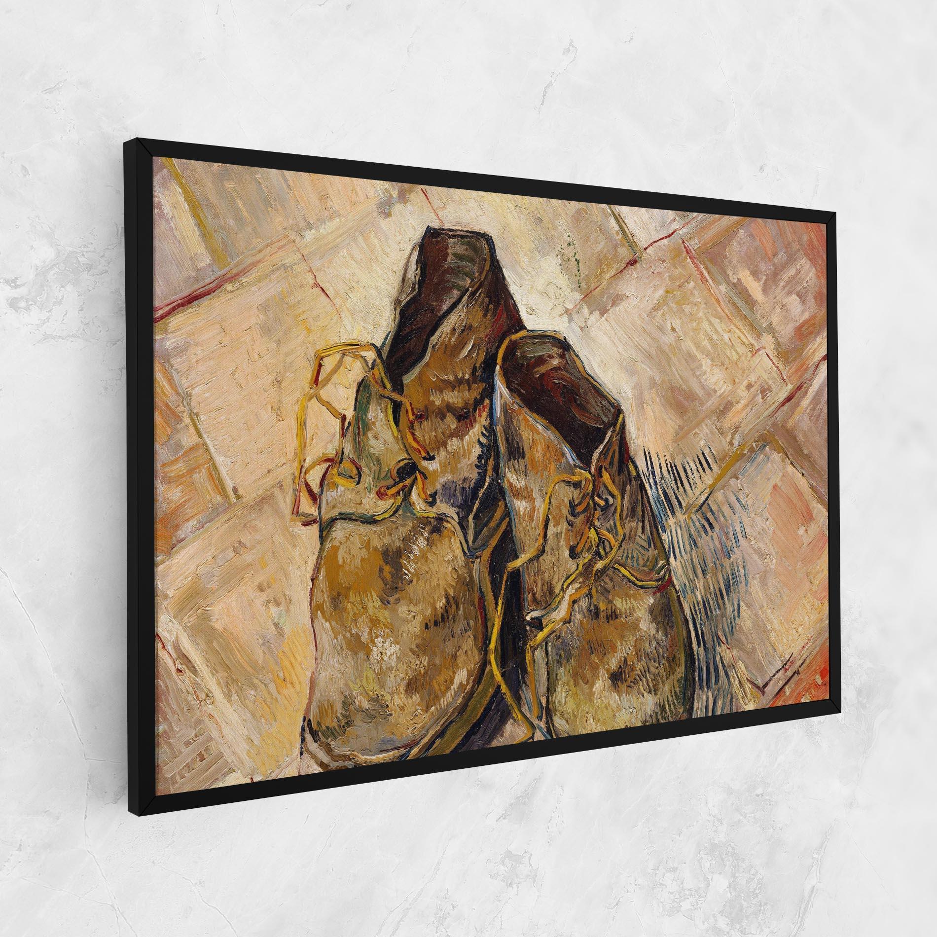 Obraz na Płótnie Shoes Van Gogh mockup 1