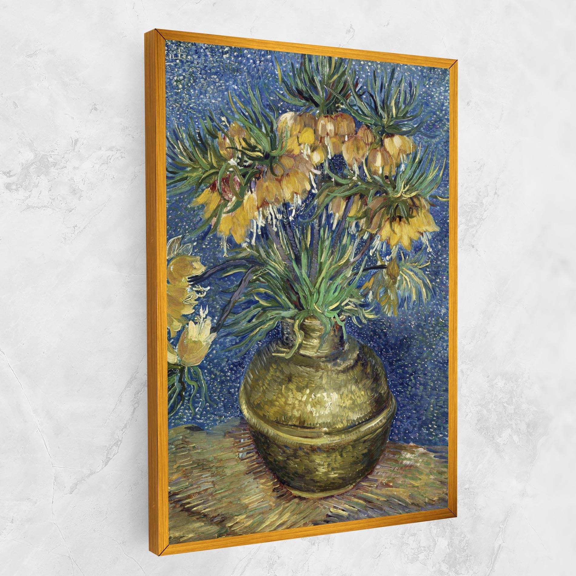 Obraz na Płótnie Imperial Fritillaries Art mockup 1