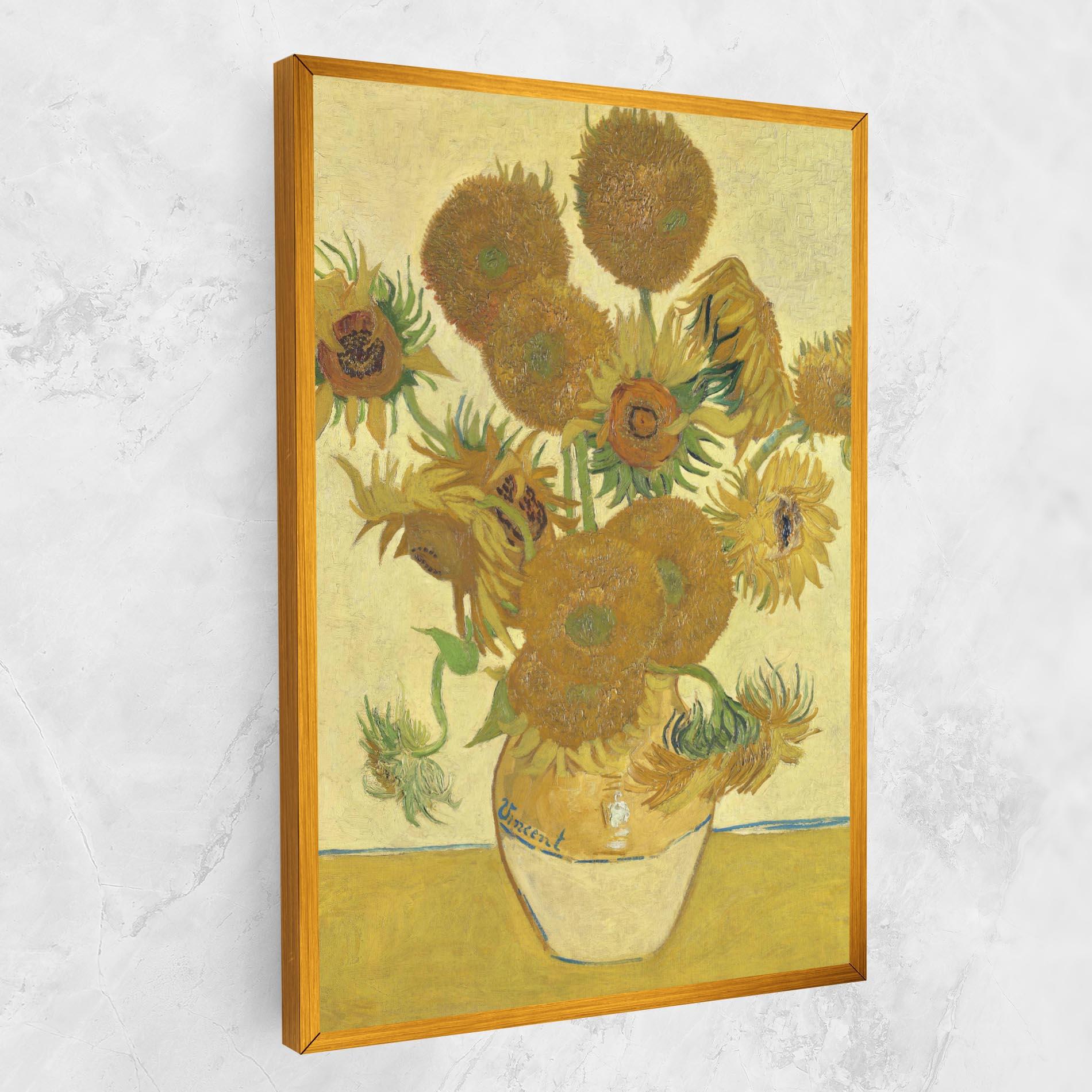 Obraz na Płótnie Sunflowers Vase Art mockup 1