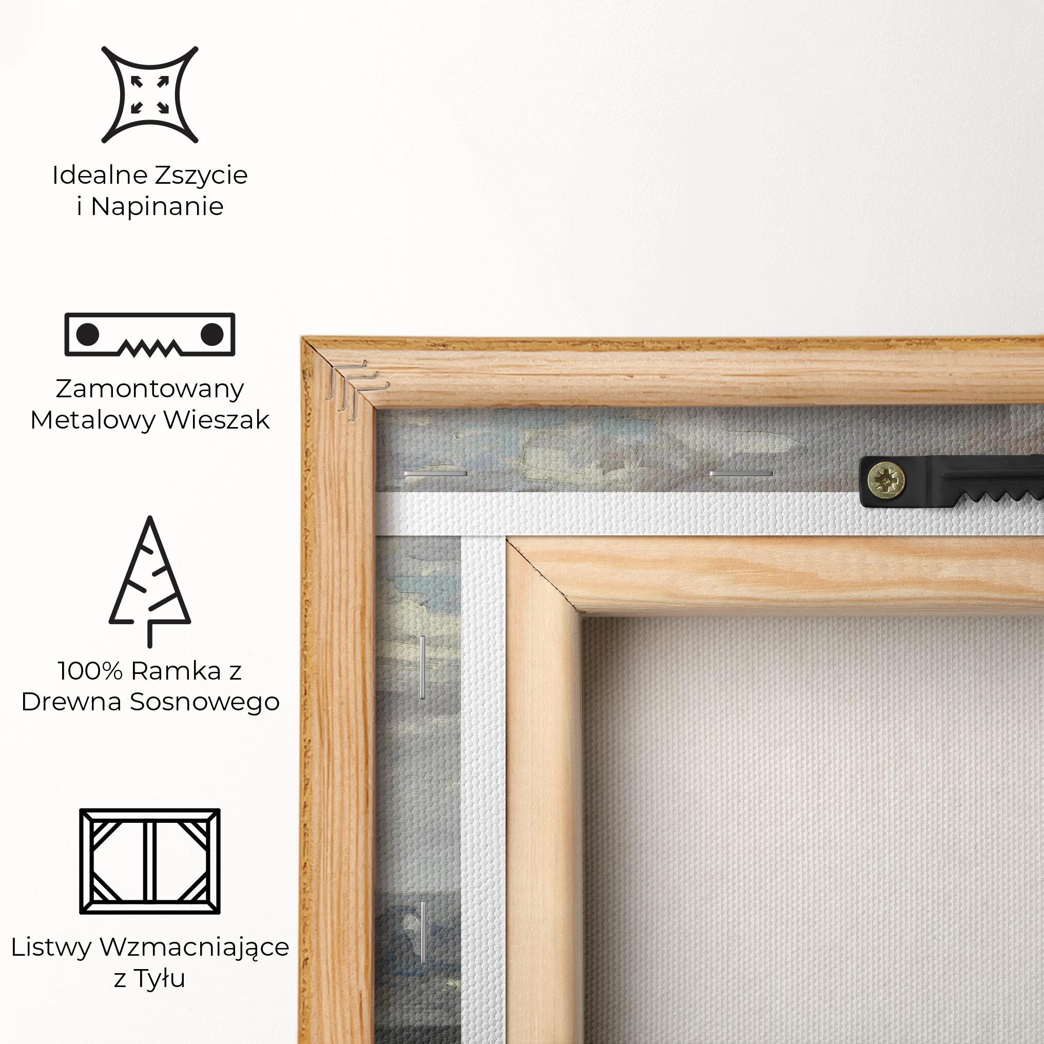 Obraz na Płótnie Gezicht Op Paris mockup 5