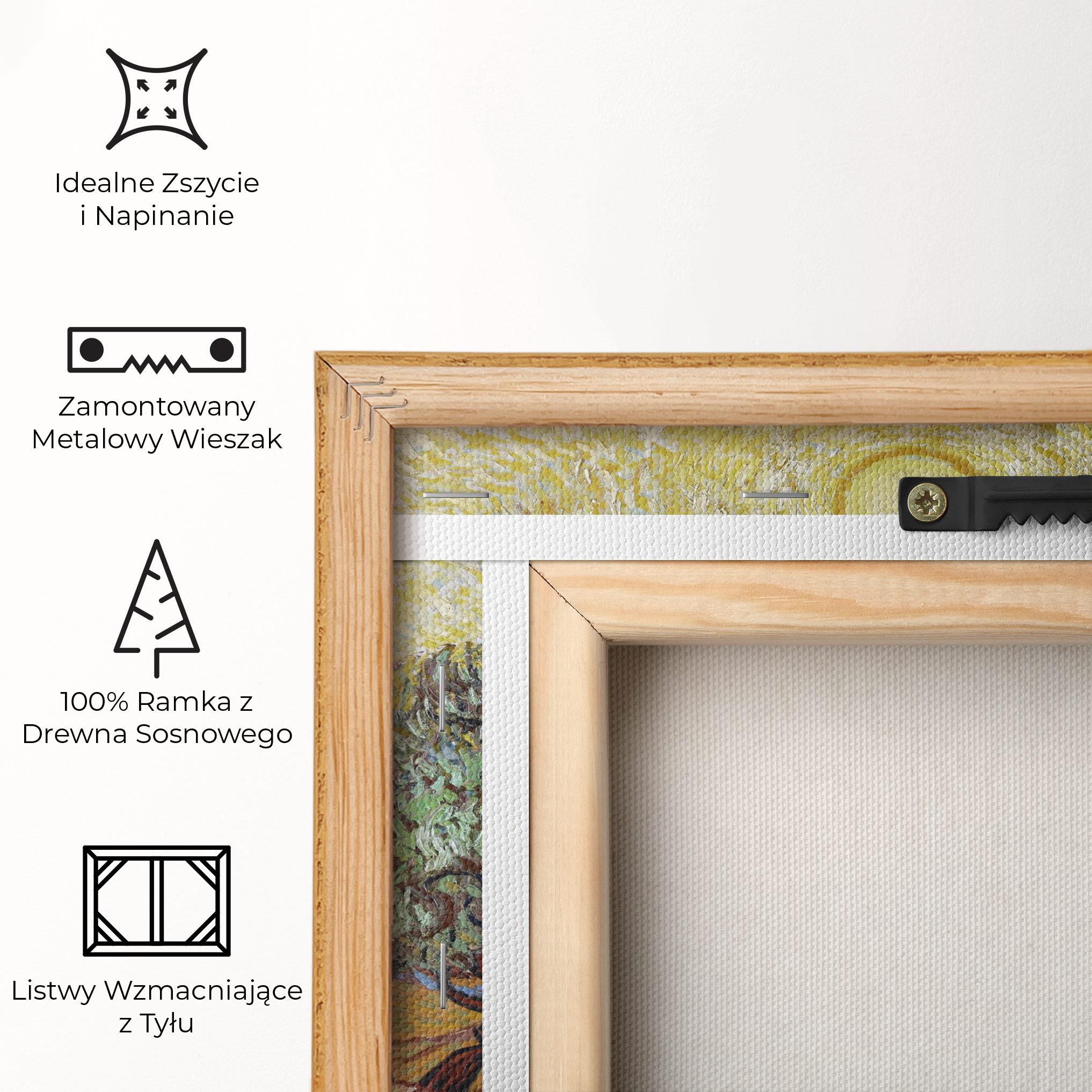 Obraz na Płótnie Gogh Olive Trees mockup 5