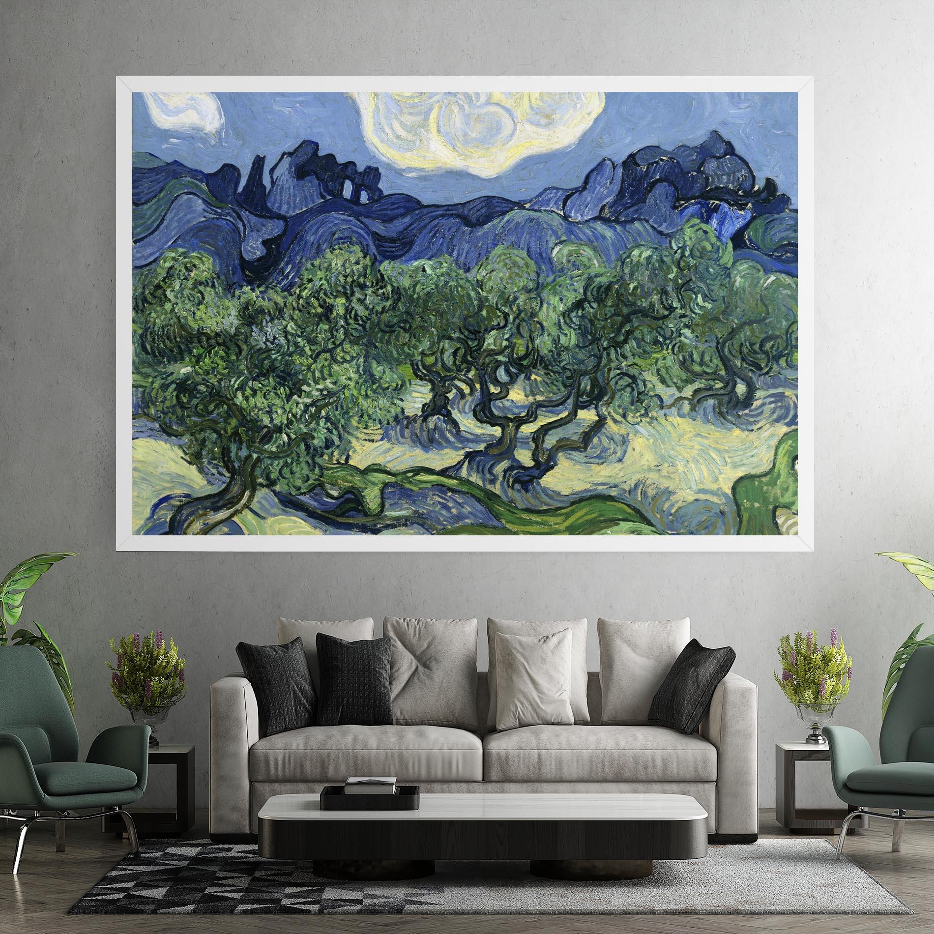 Obraz na Płótnie Olive Trees Alpilles mockup 7