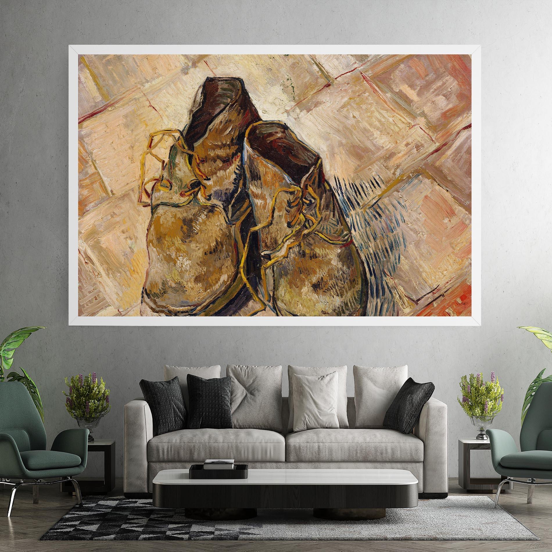 Obraz na Płótnie Shoes Van Gogh mockup 7