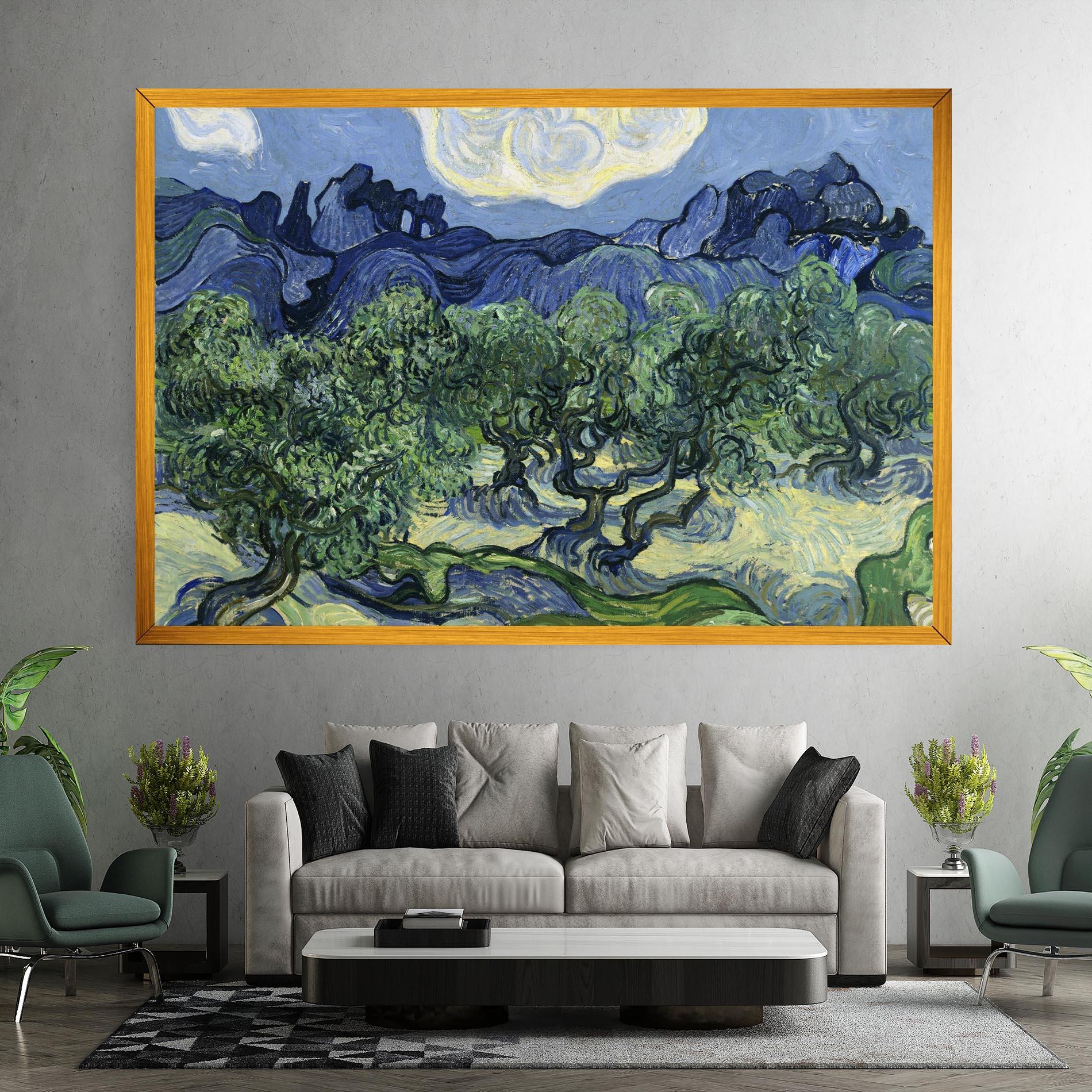 Obraz na Płótnie Olive Trees Alpilles mockup 7