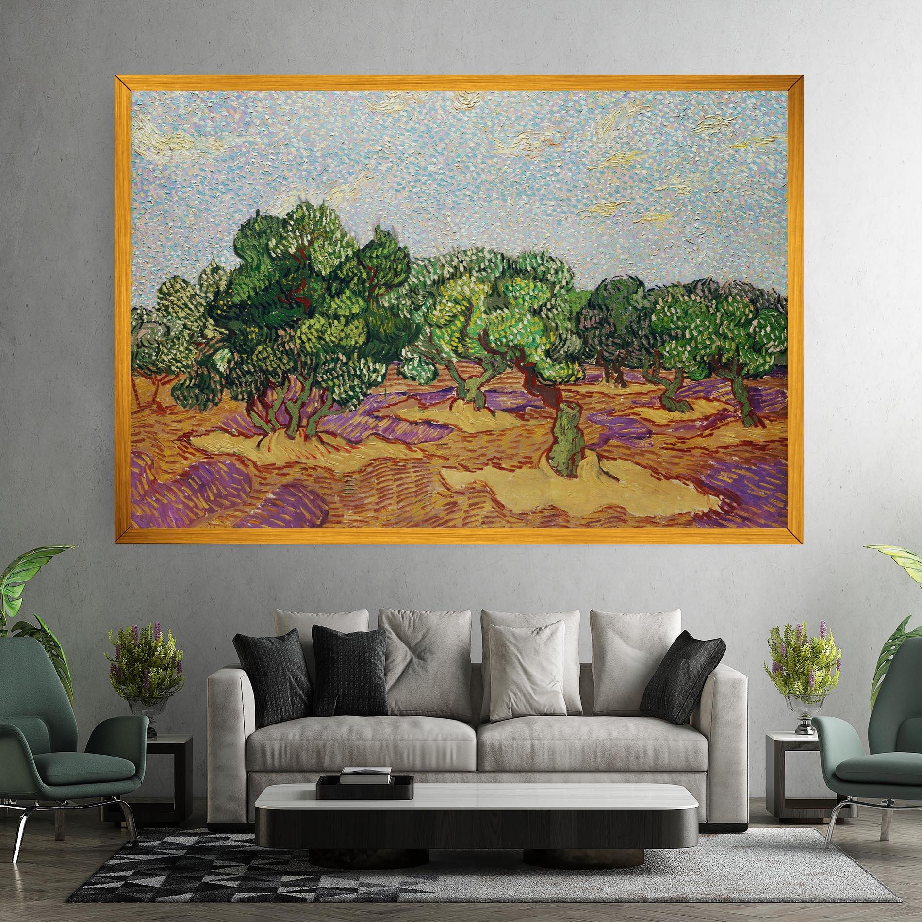 Obraz na Płótnie Olive Trees mockup 7