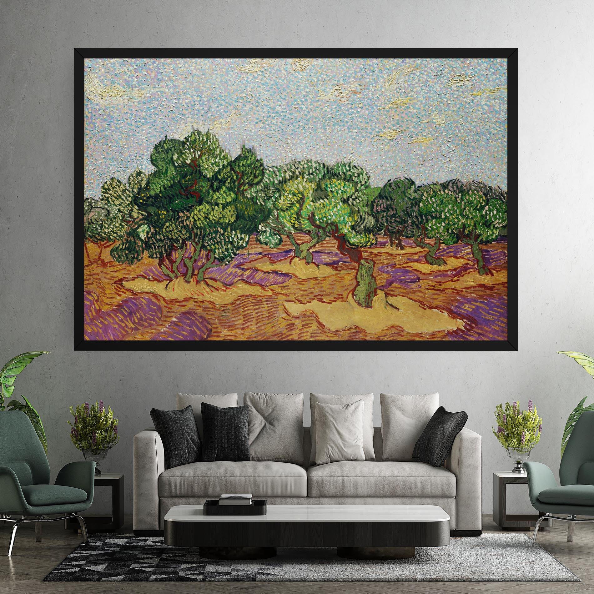 Obraz na Płótnie Olive Trees mockup 7