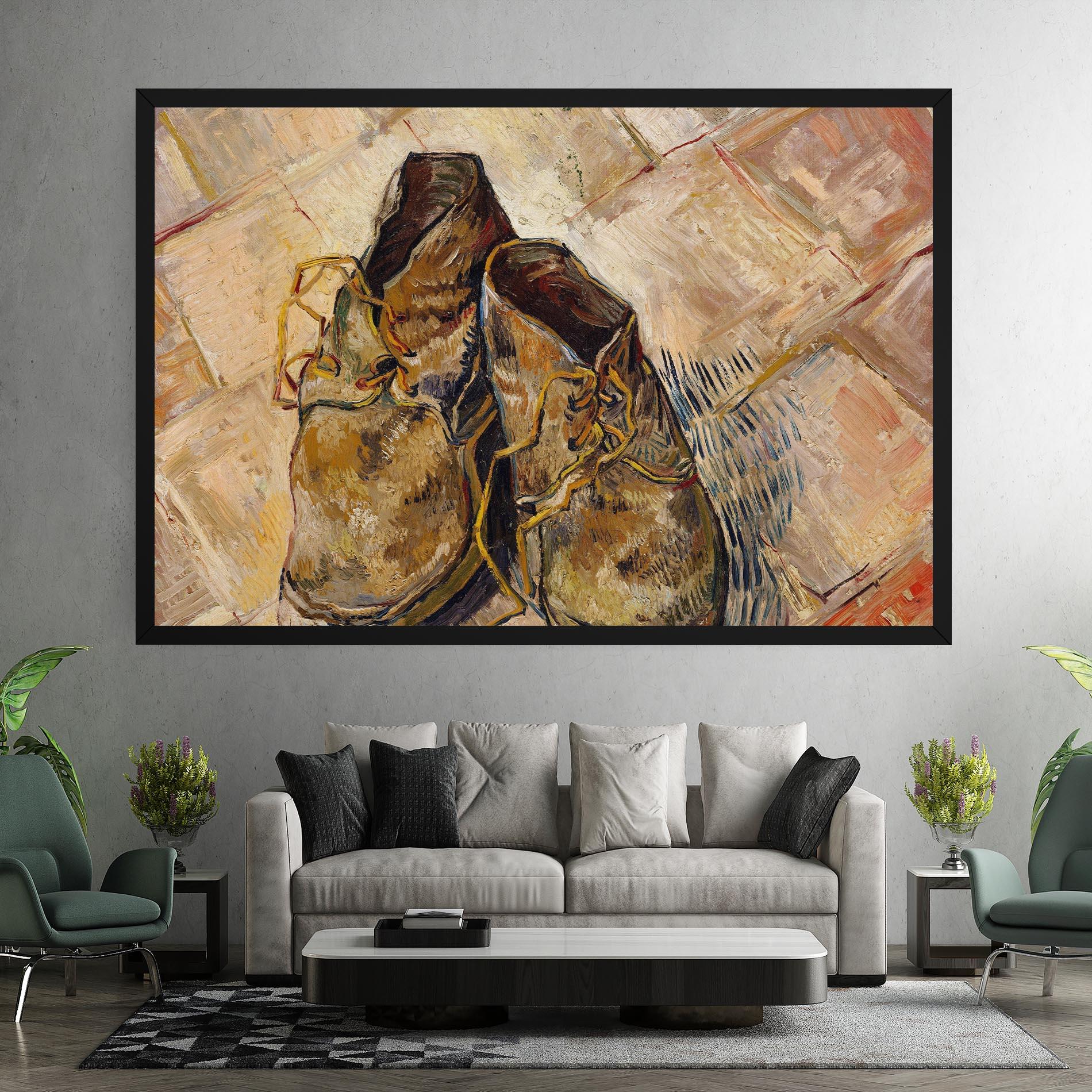 Obraz na Płótnie Shoes Van Gogh mockup 7