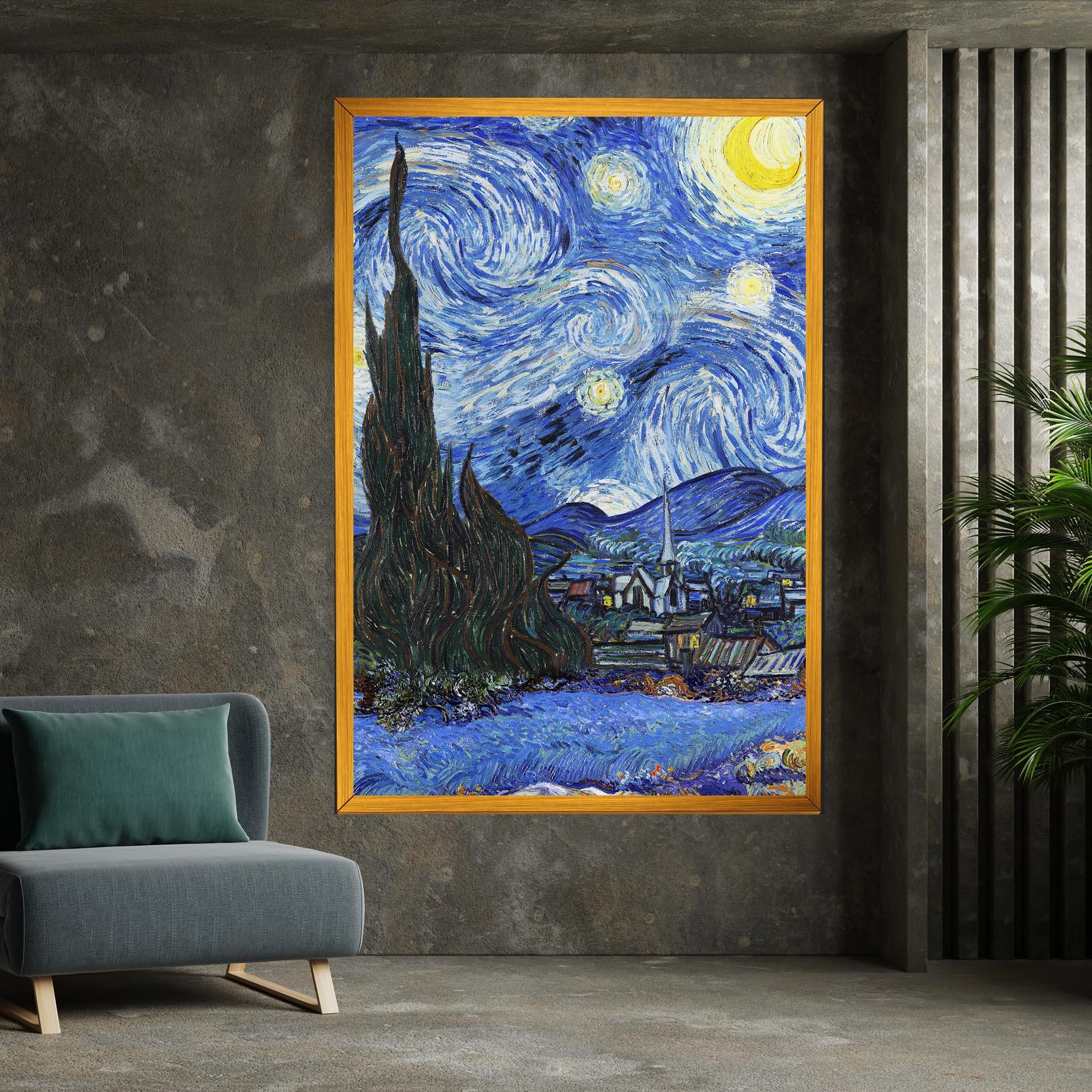 Obraz na Płótnie Starry Night Art mockup 7