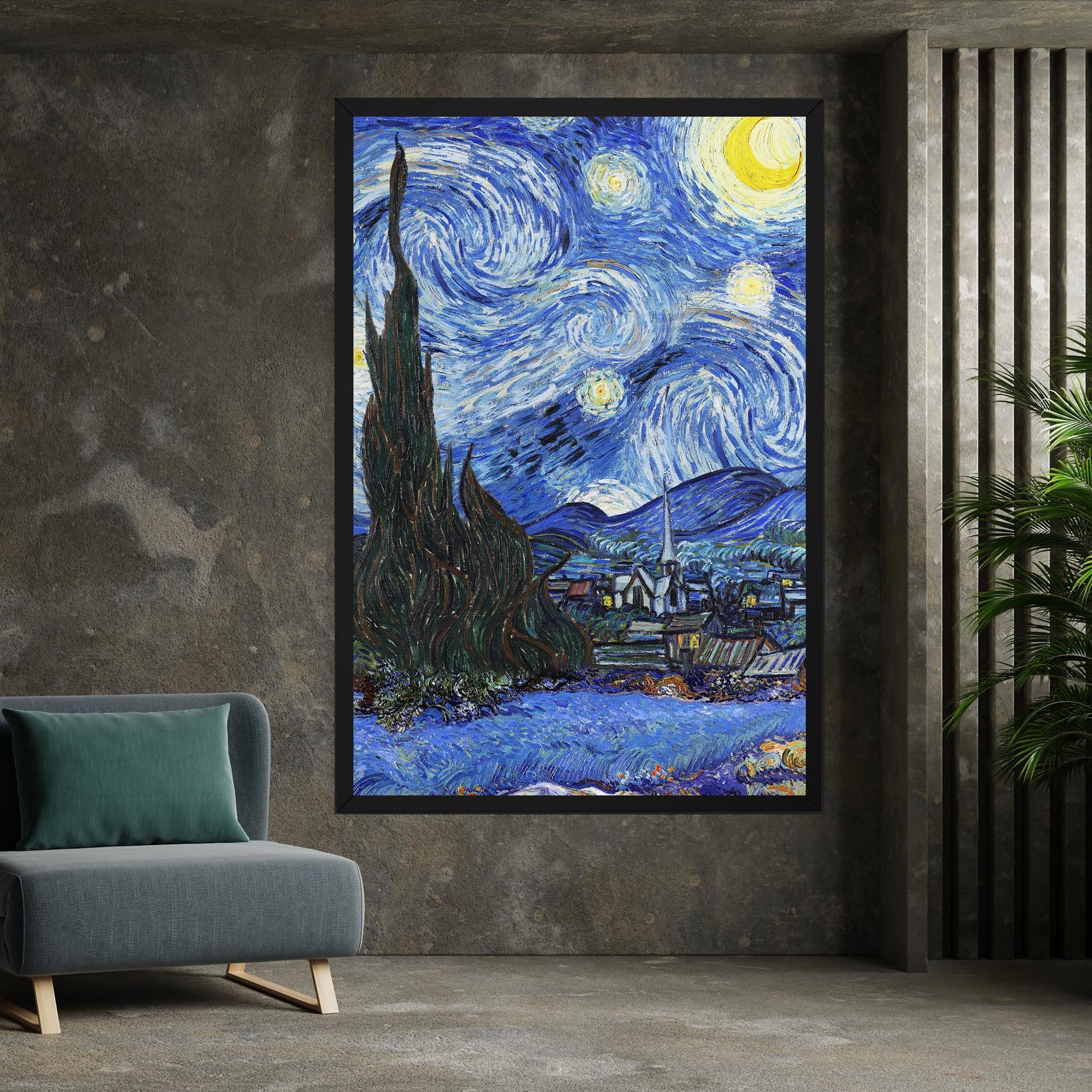 Obraz na Płótnie Starry Night Art mockup 7