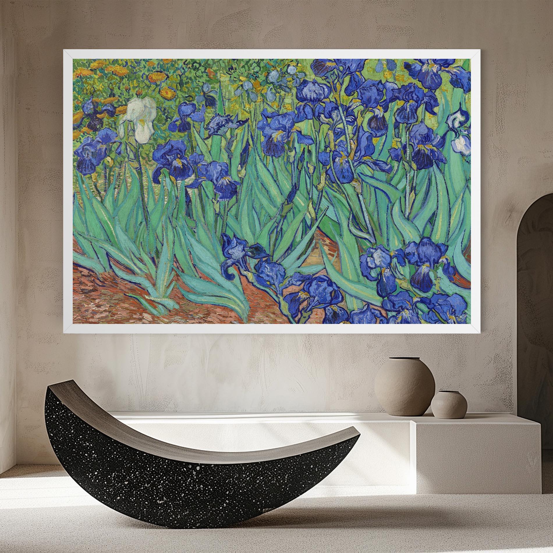 Obraz na Płótnie Irises Van Gogh mockup 8