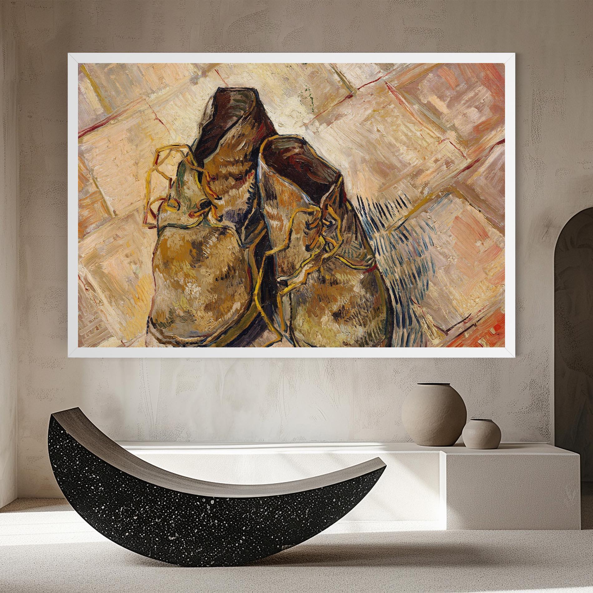 Obraz na Płótnie Shoes Van Gogh mockup 8