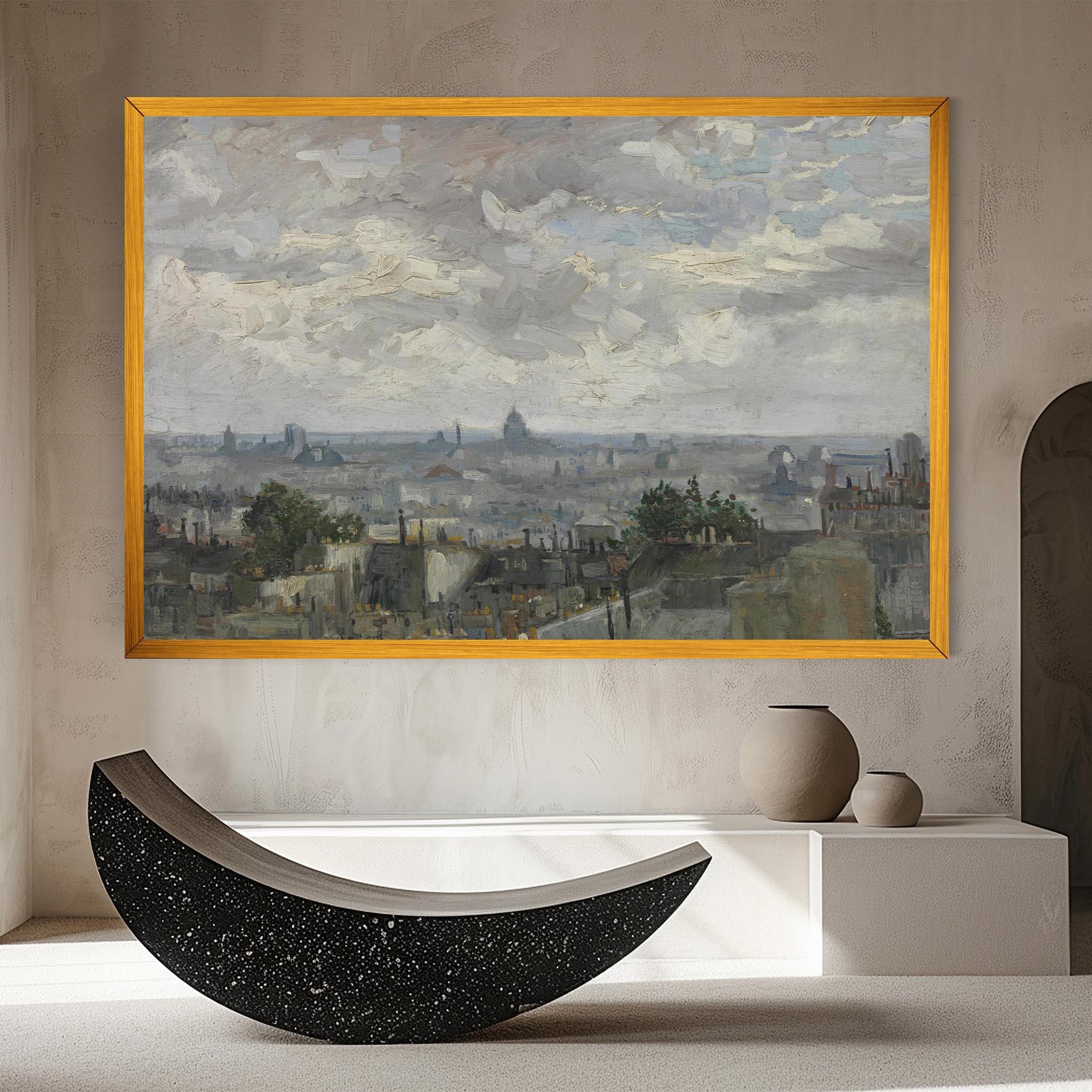 Obraz na Płótnie Gezicht Op Paris mockup 8